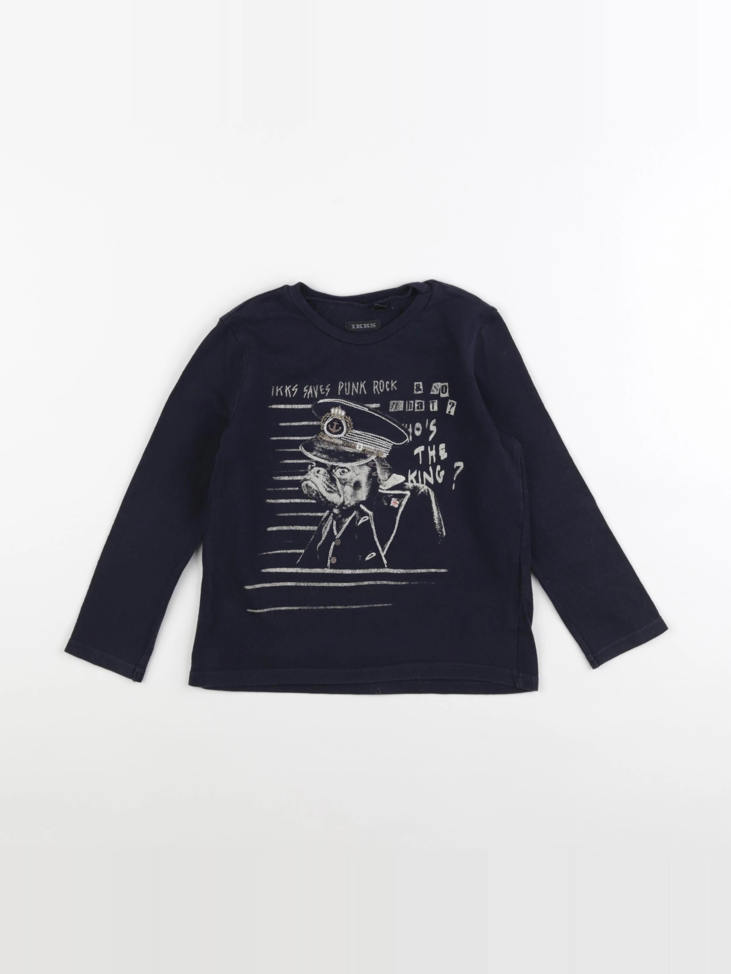 IKKS - tee-shirt bleu - 3 ans