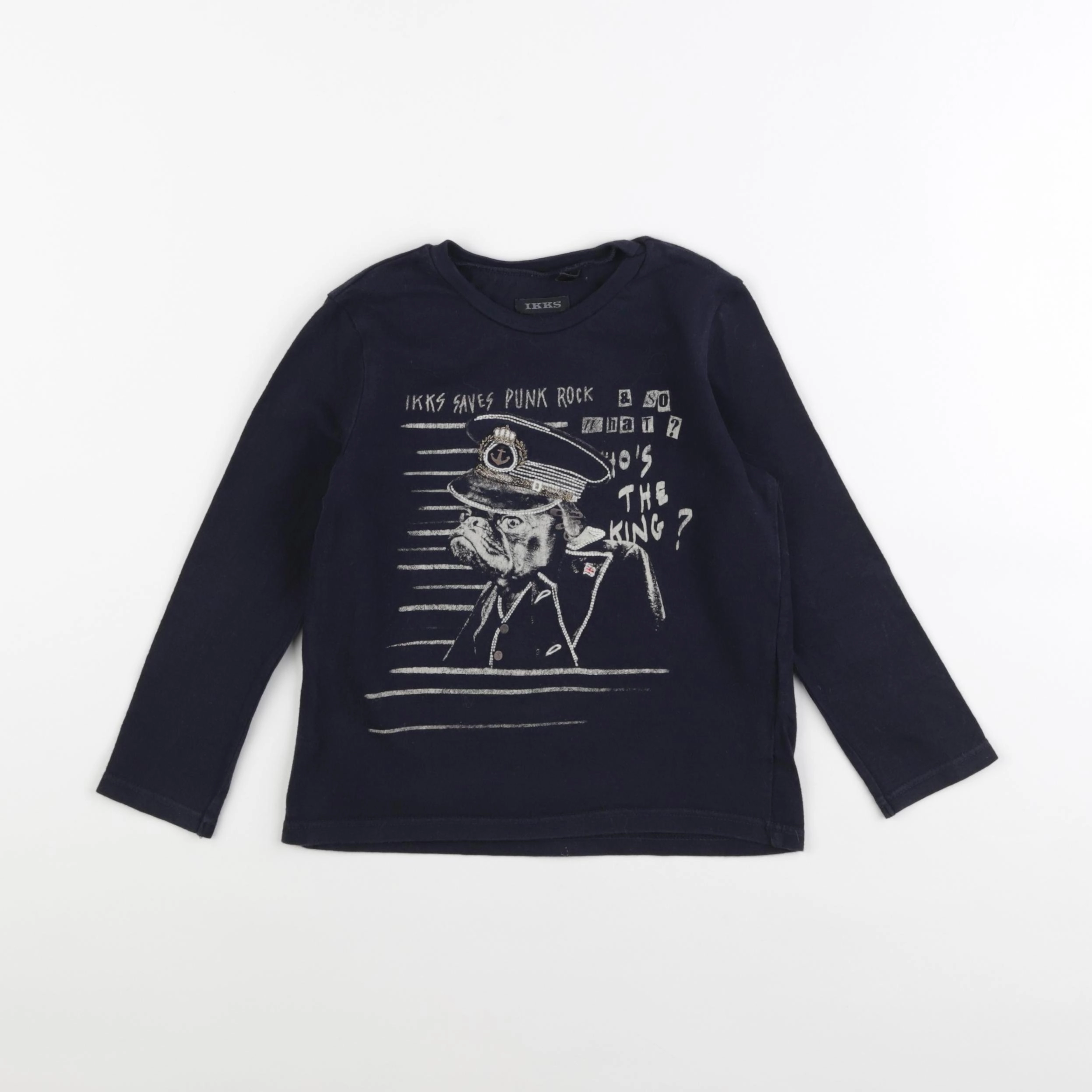 IKKS - tee-shirt bleu - 3 ans