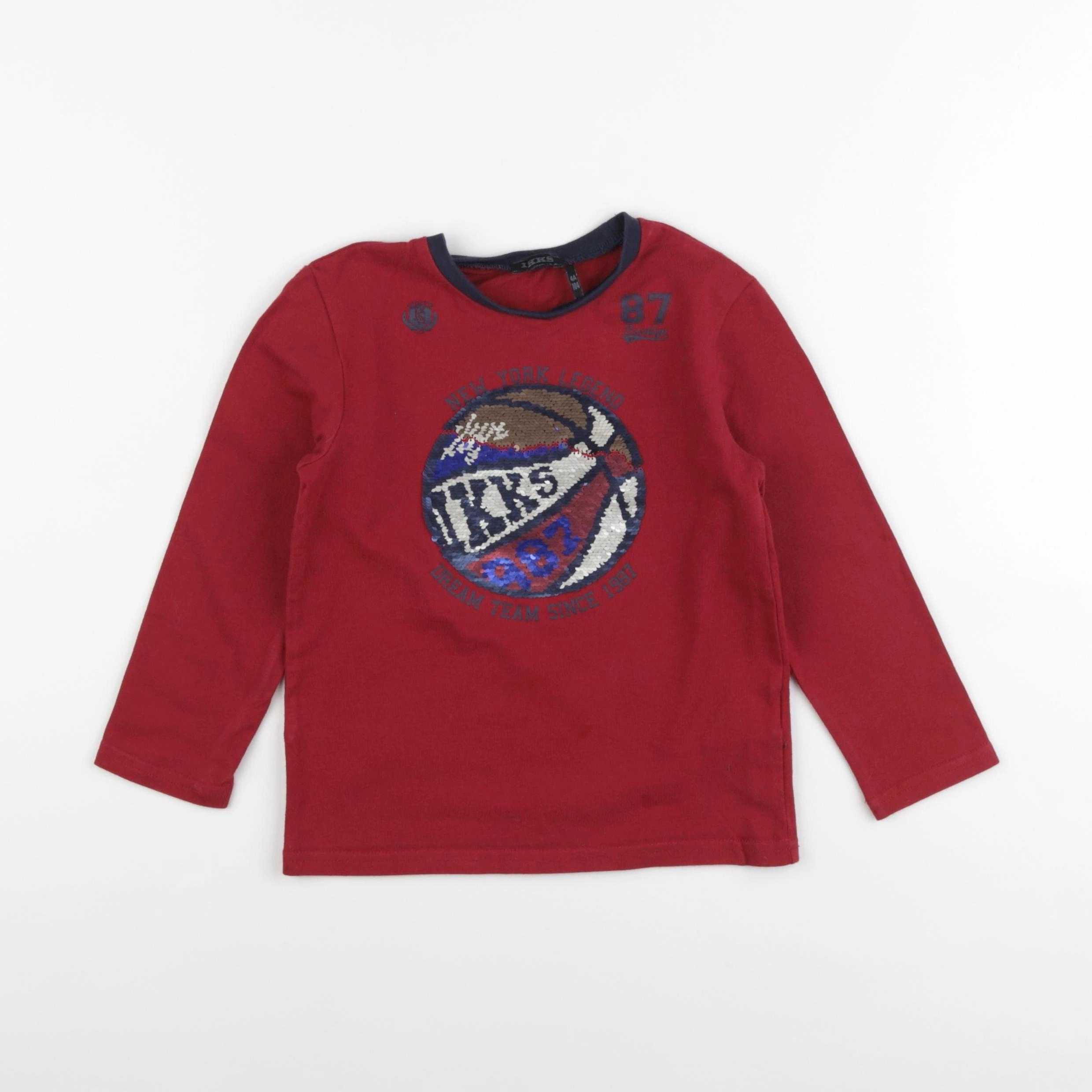 IKKS - tee-shirt rouge - 4 ans