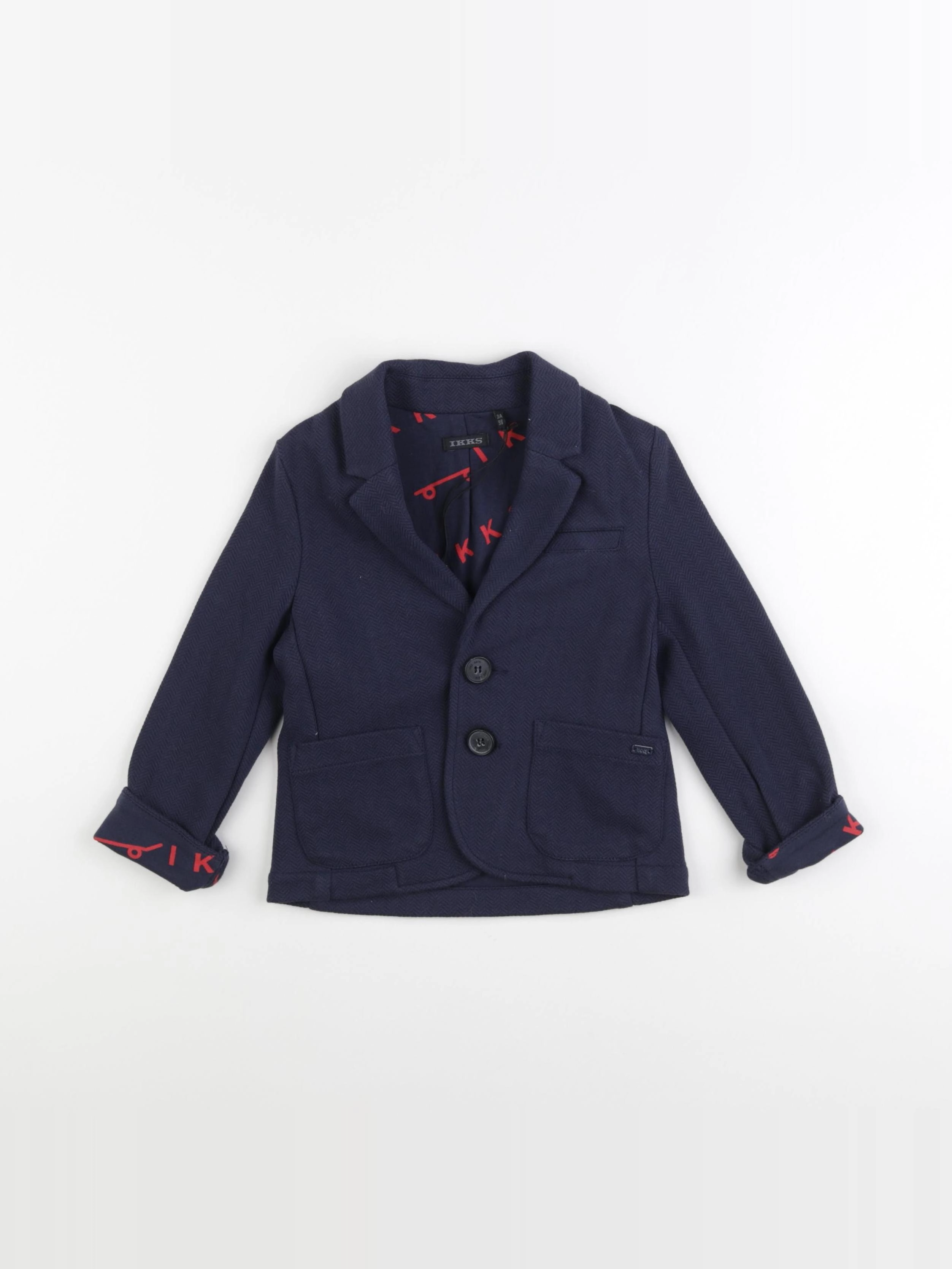 IKKS - veste bleu - 3 ans