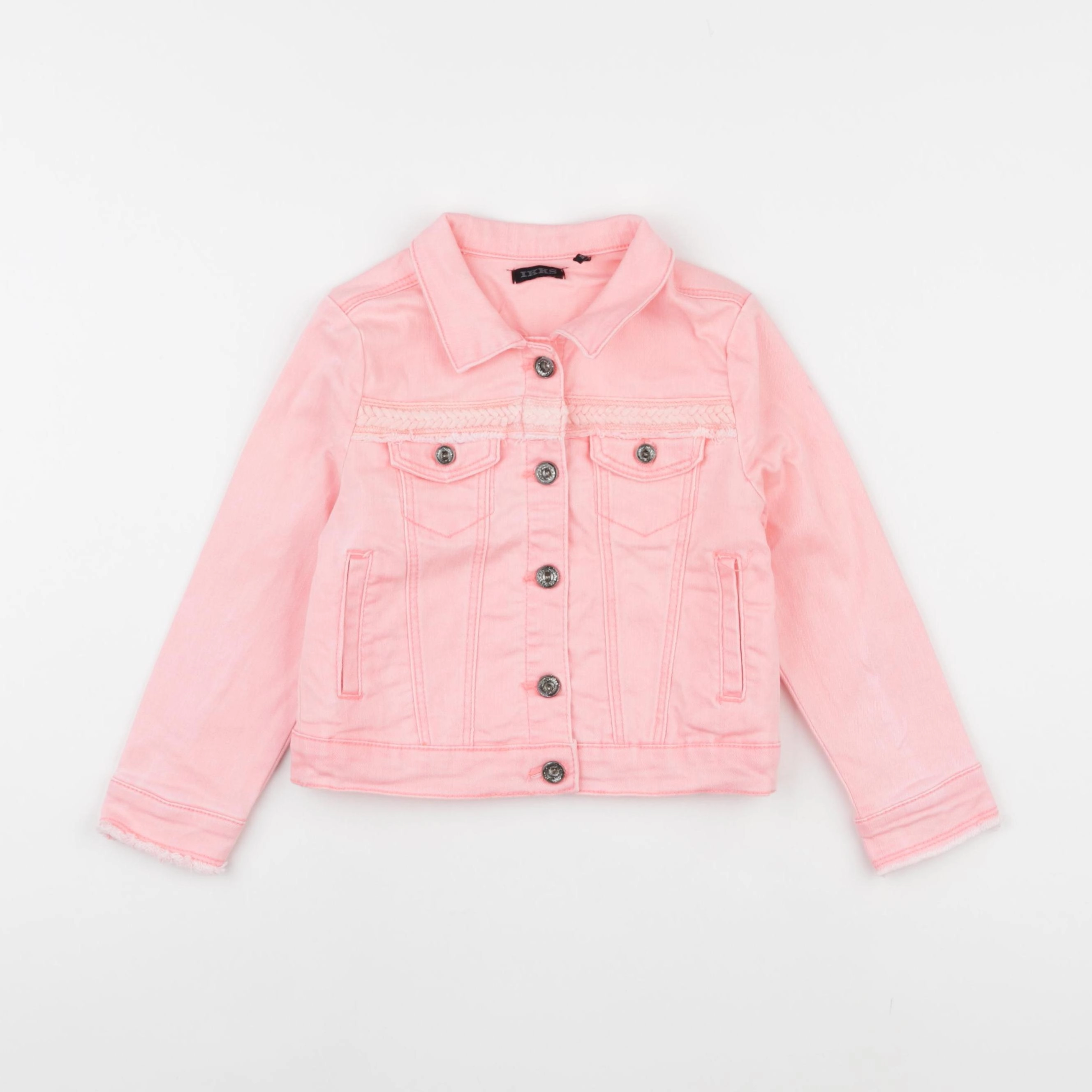 IKKS - veste rose fluo - 3 ans