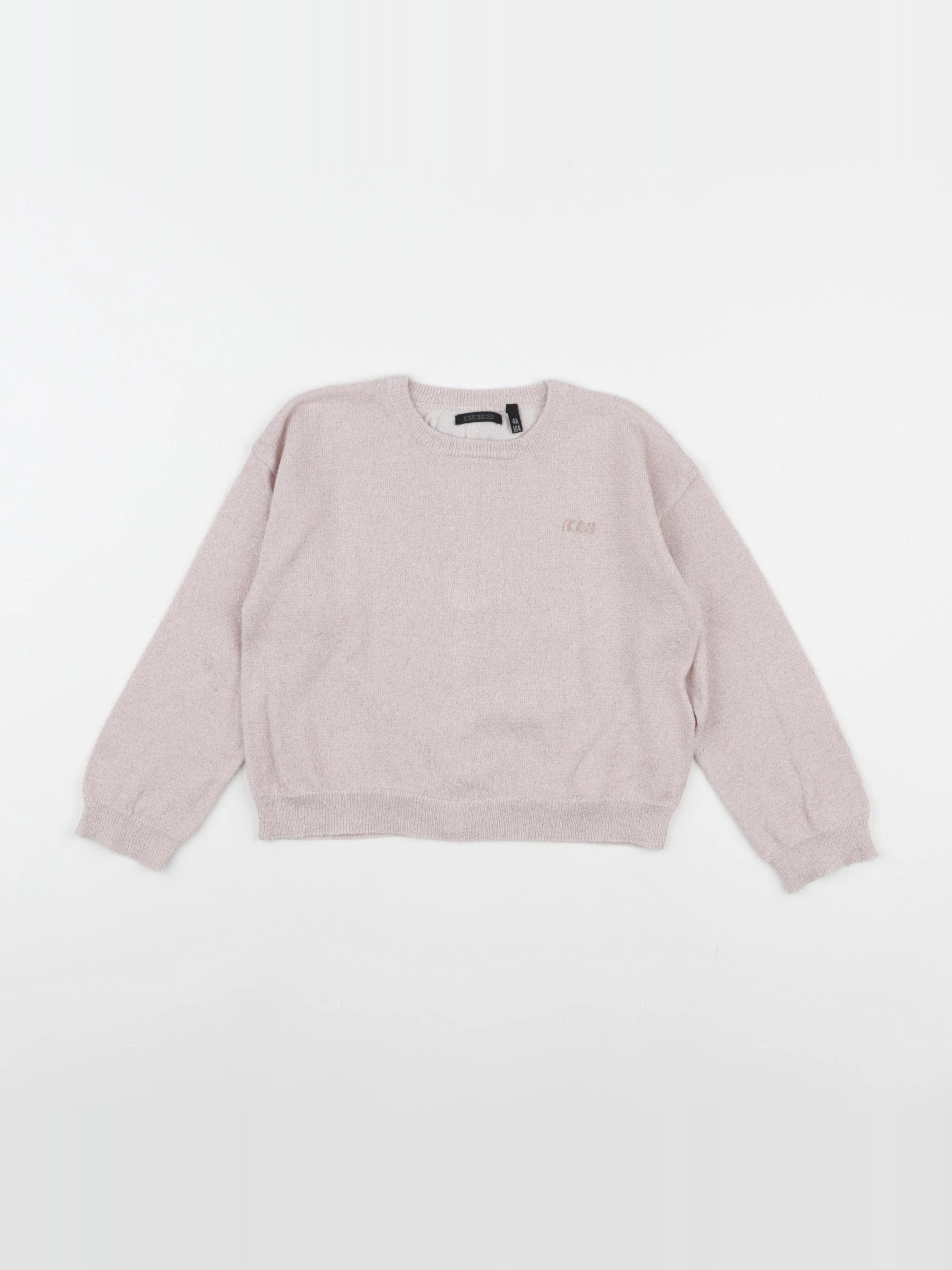 IKKS - pull rose - 4 ans