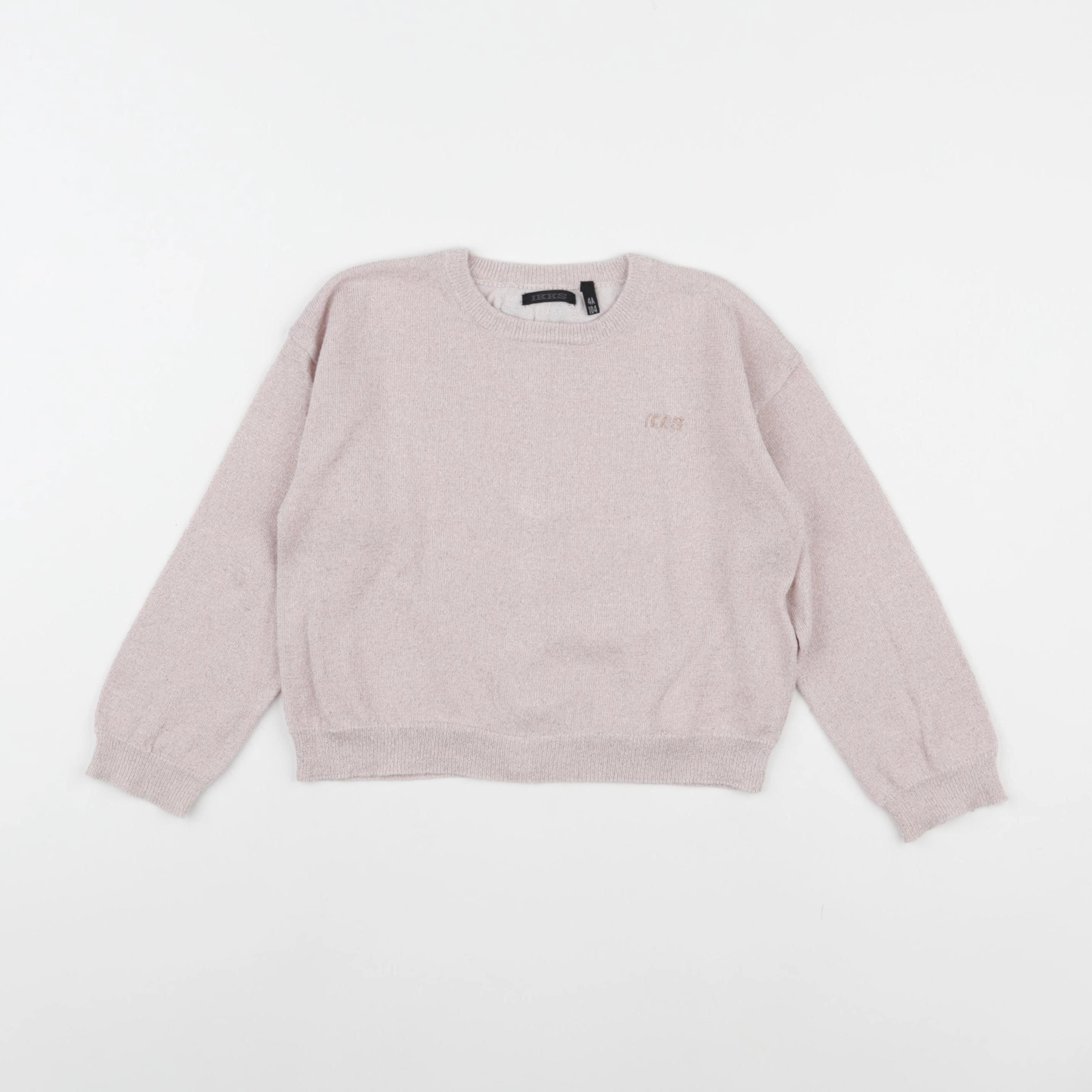 IKKS - pull rose - 4 ans