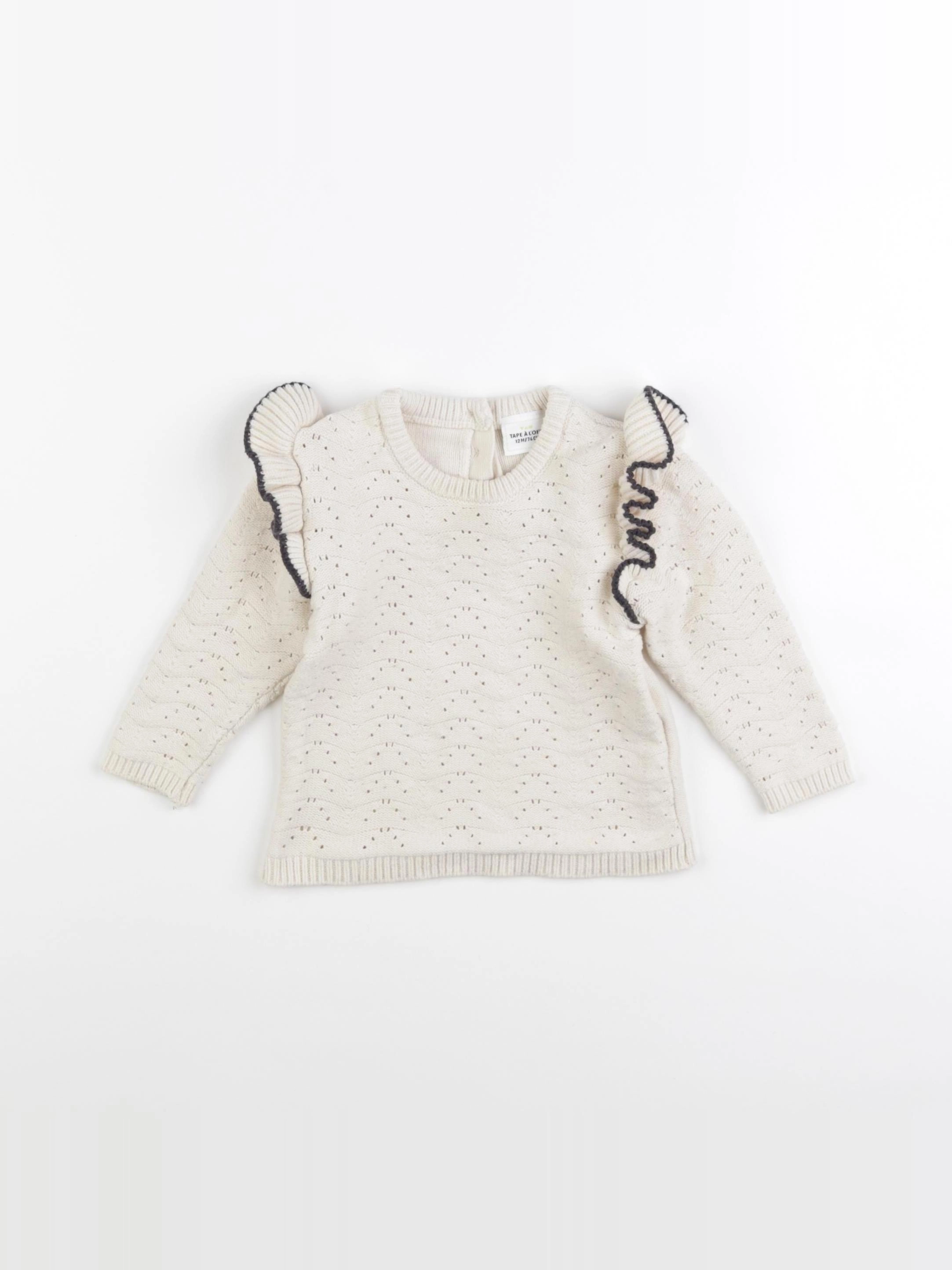 Tape à l'oeil - pull beige - 12 mois