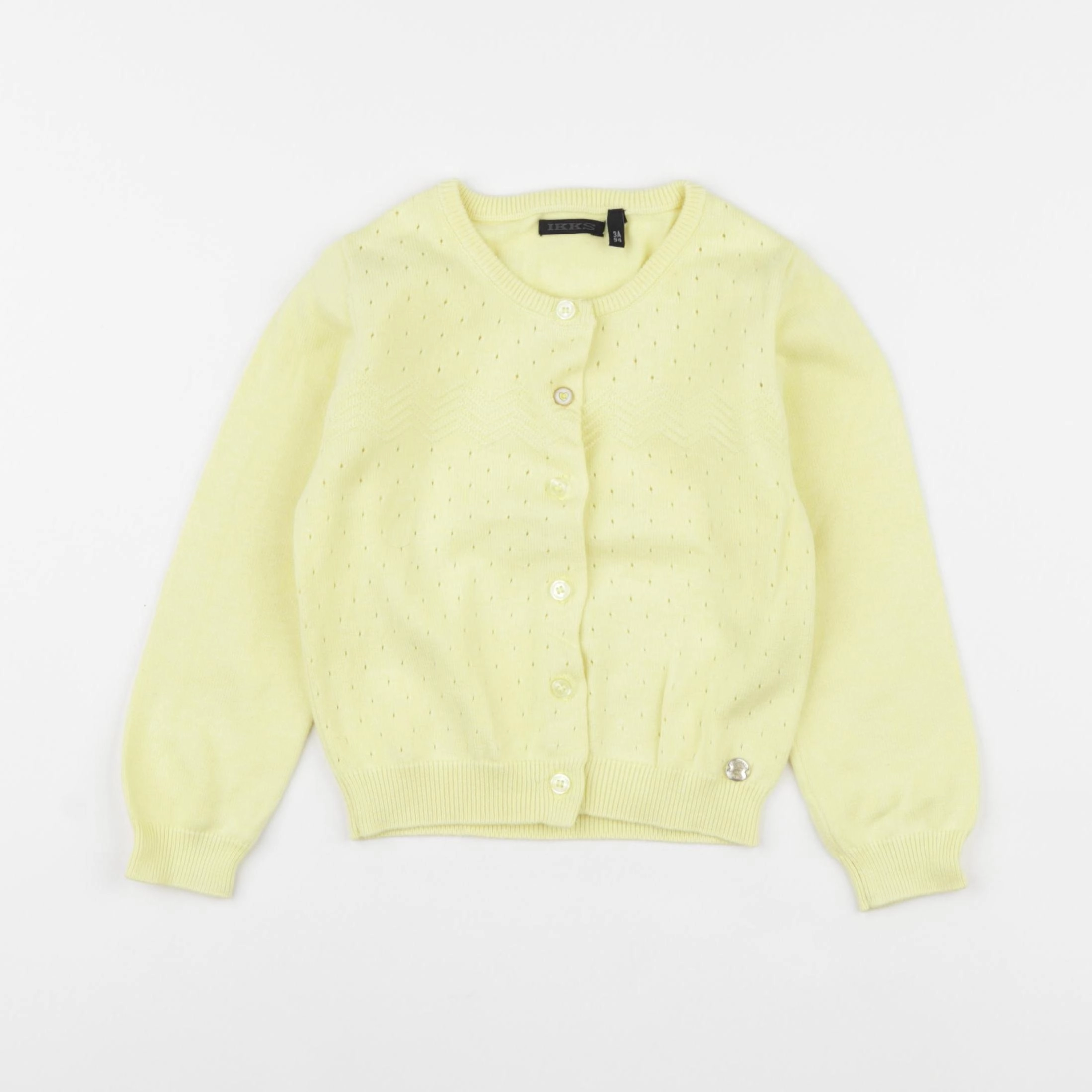IKKS - gilet jaune - 3 ans