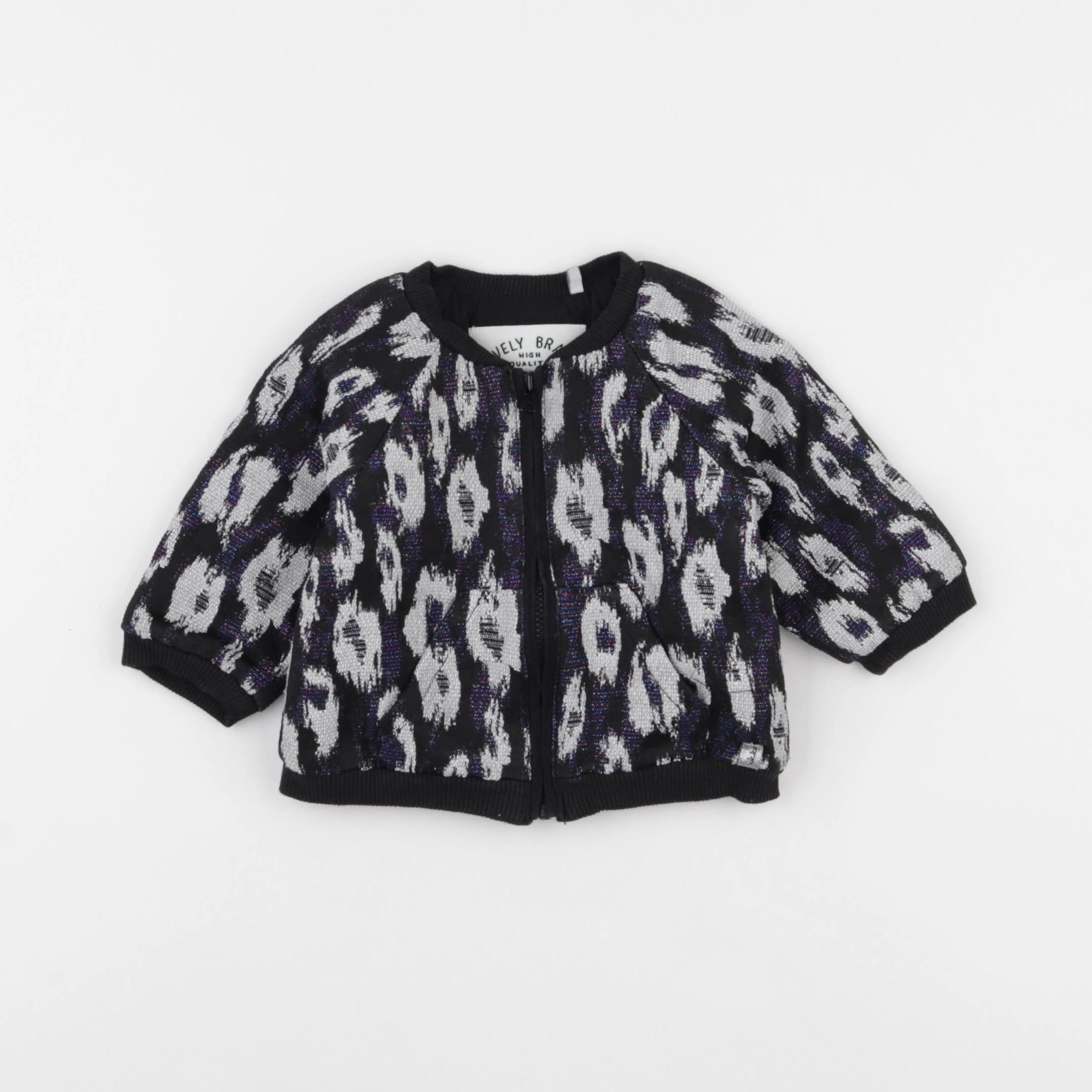 IKKS - veste doublé noir - 6 mois