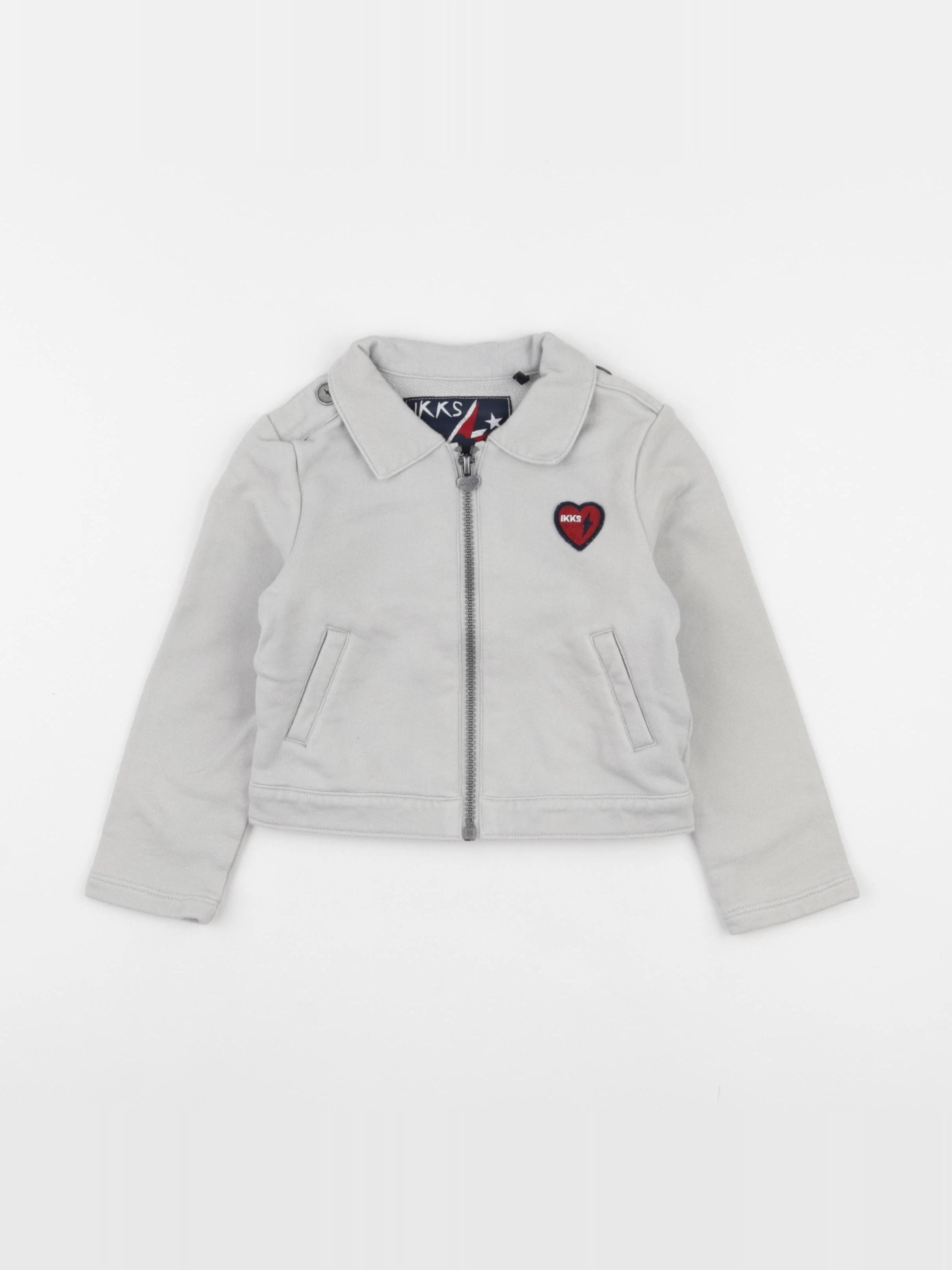 IKKS - veste gris - 4 ans