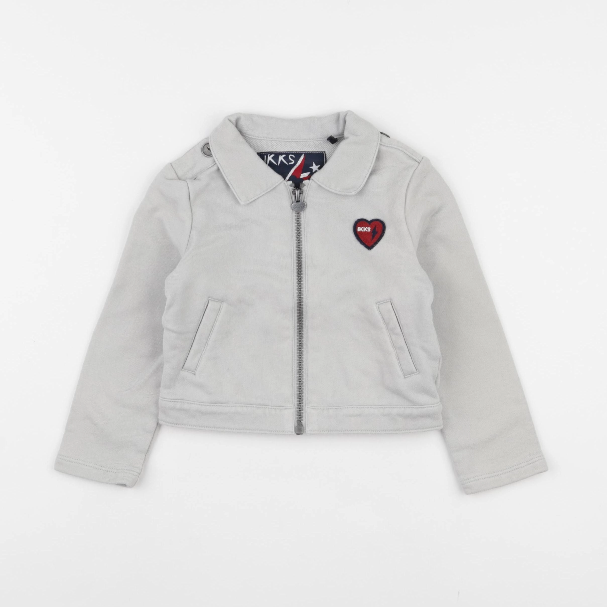 IKKS - veste gris - 4 ans