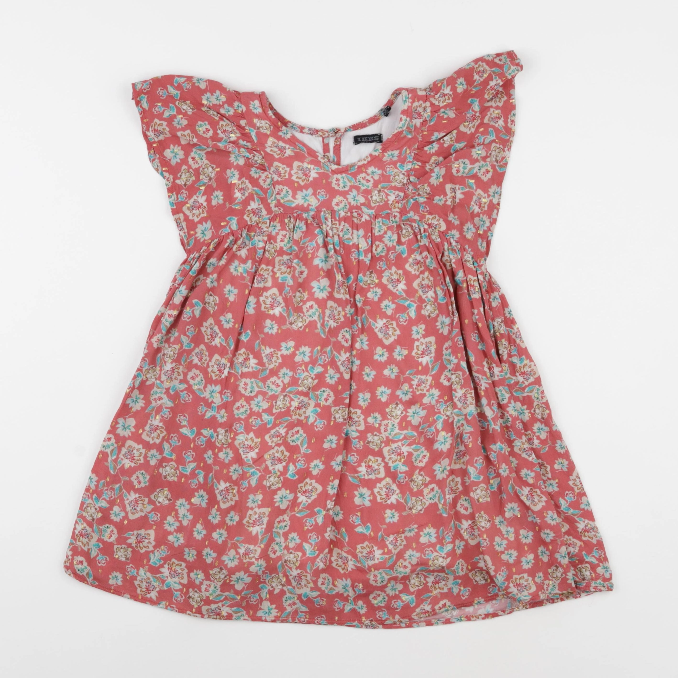 IKKS - robe rose - 4 ans