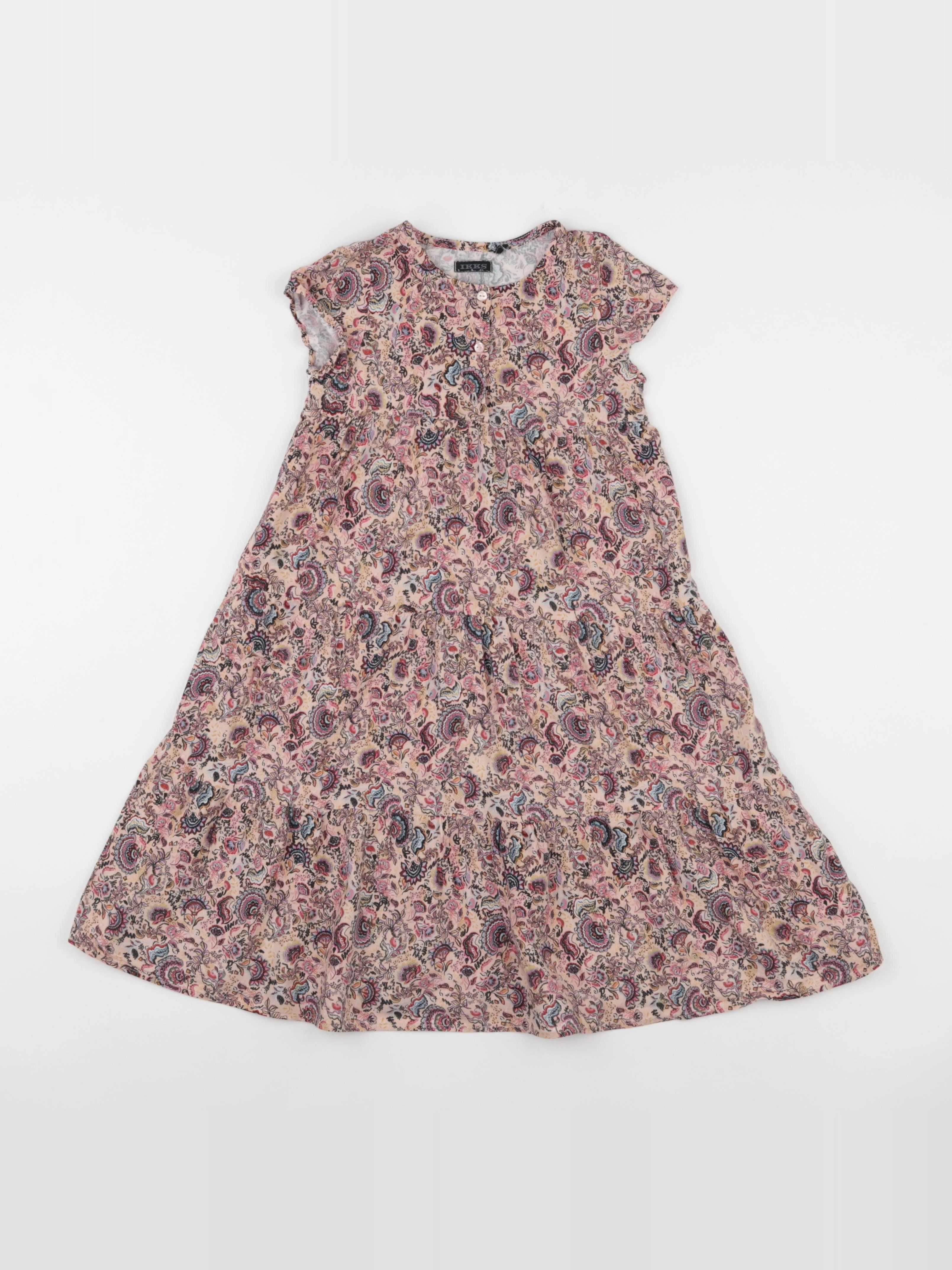 IKKS - robe rose - 4 ans
