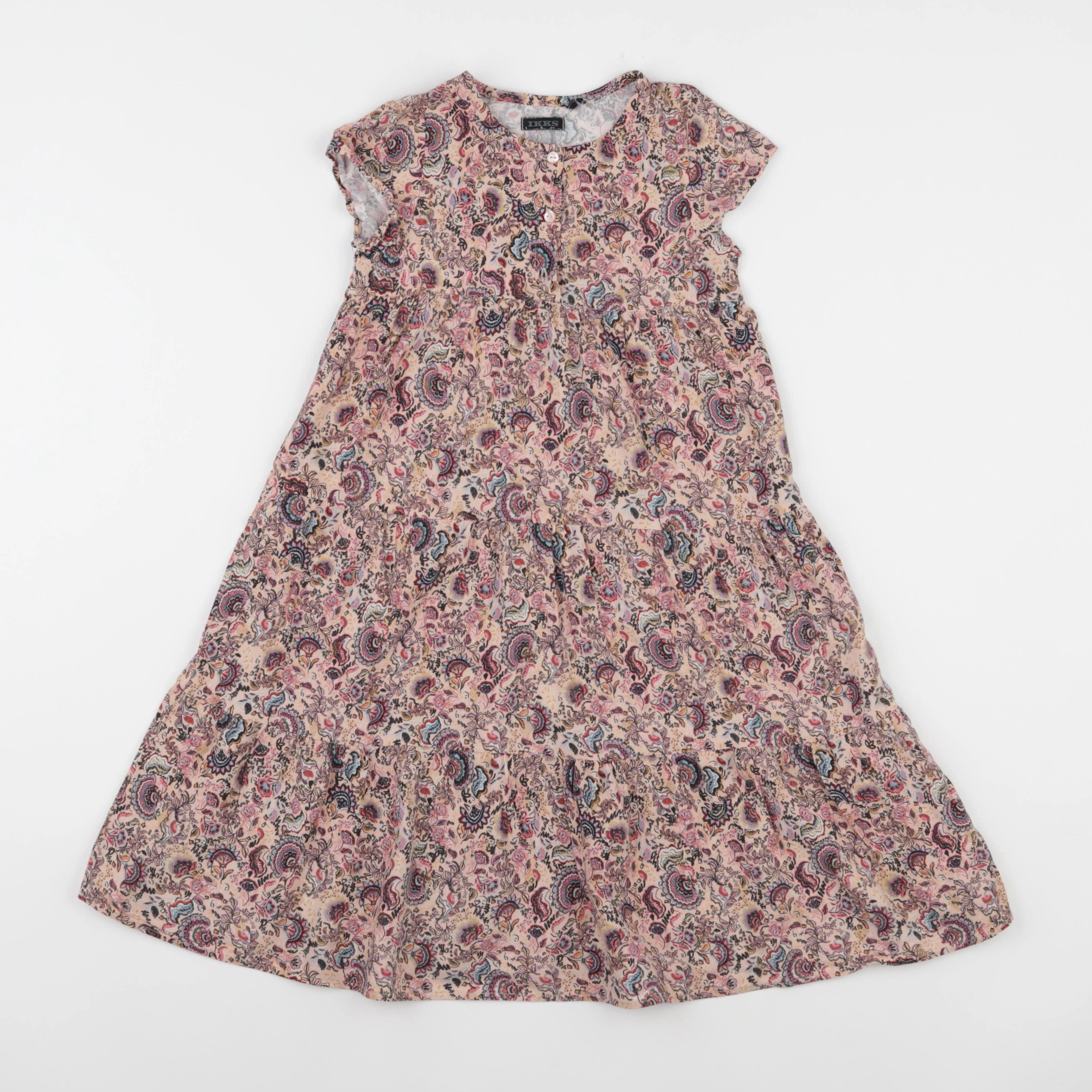 IKKS - robe rose - 4 ans