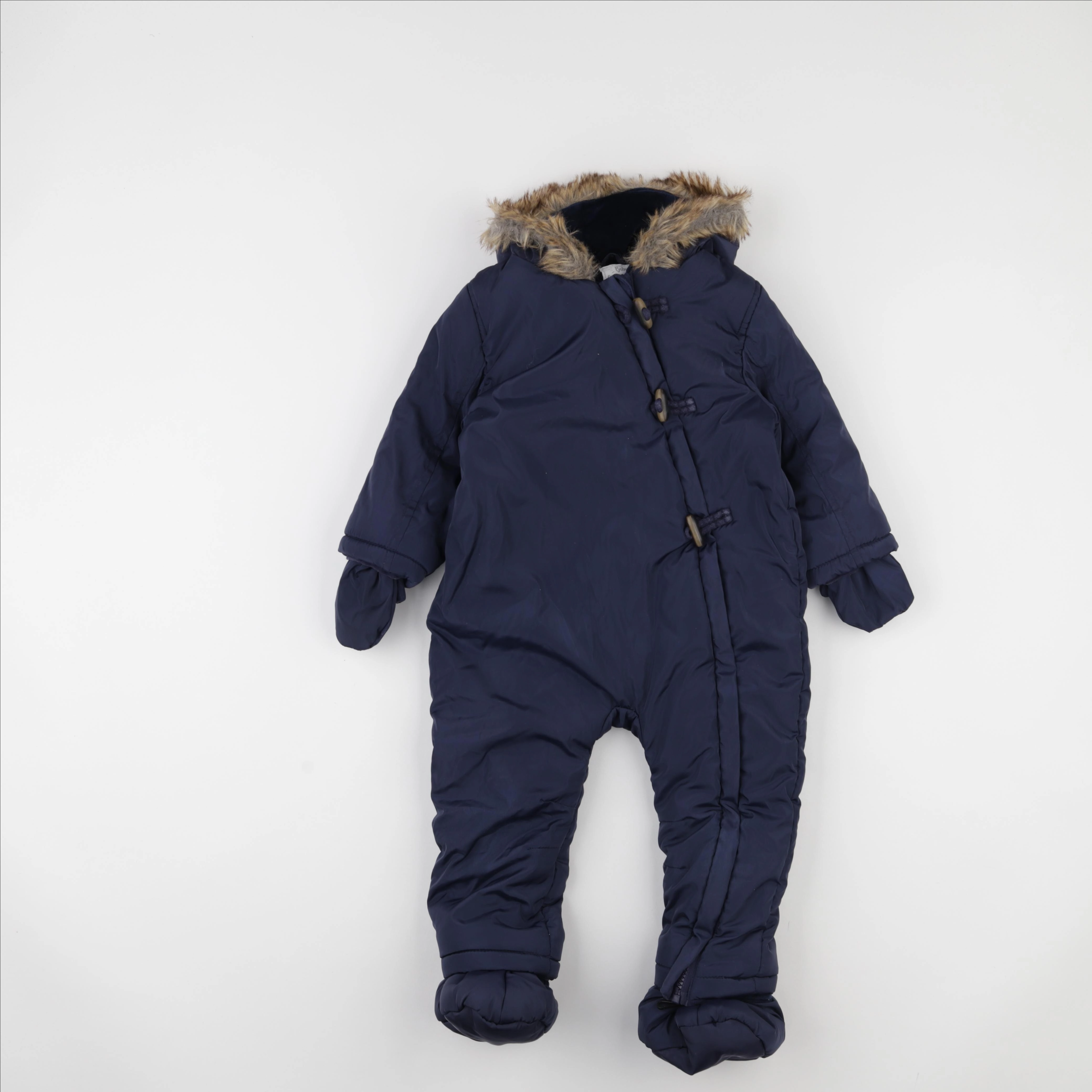 Vertbaudet - combi-pilote bleu - 2 ans