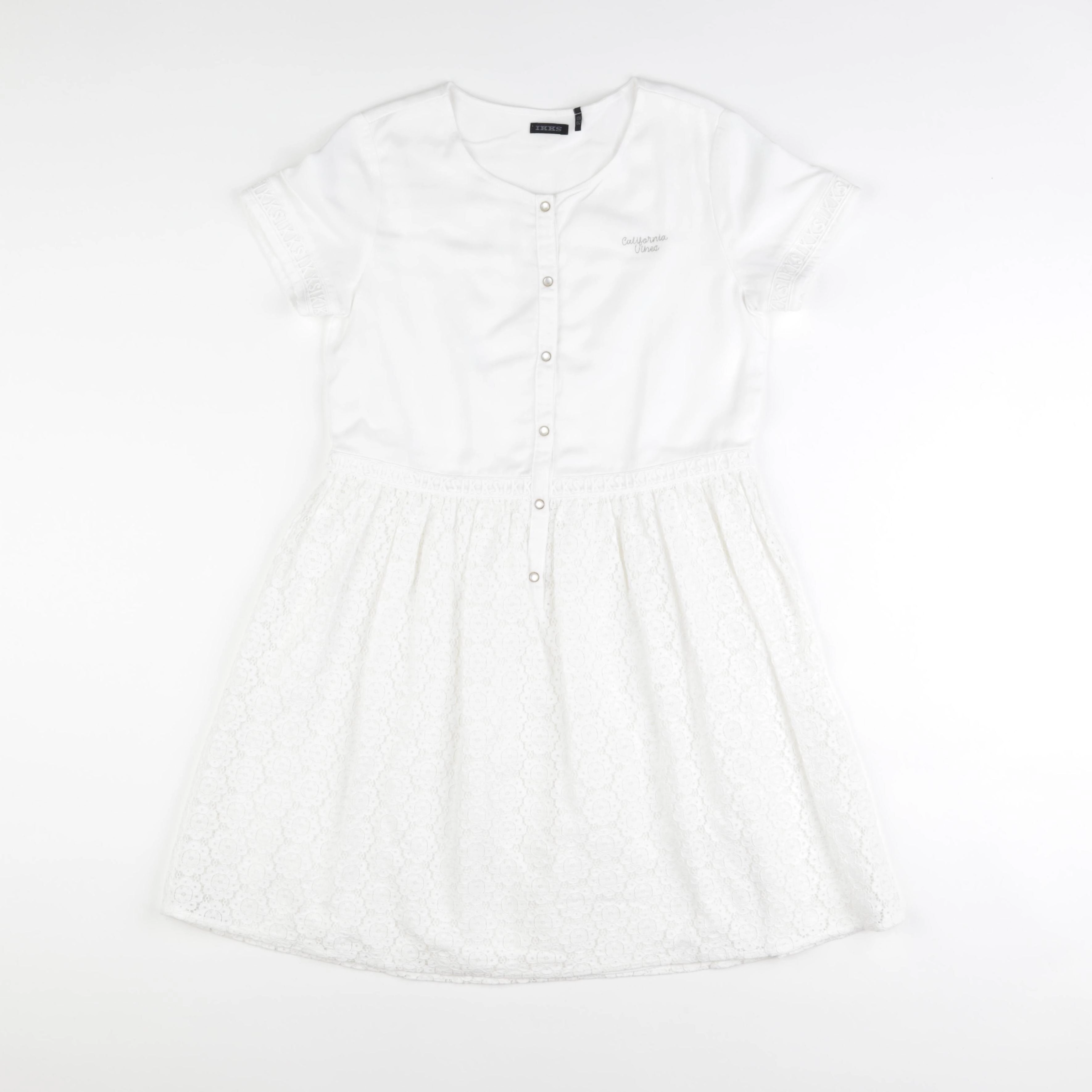 IKKS - robe blanc - 12 ans
