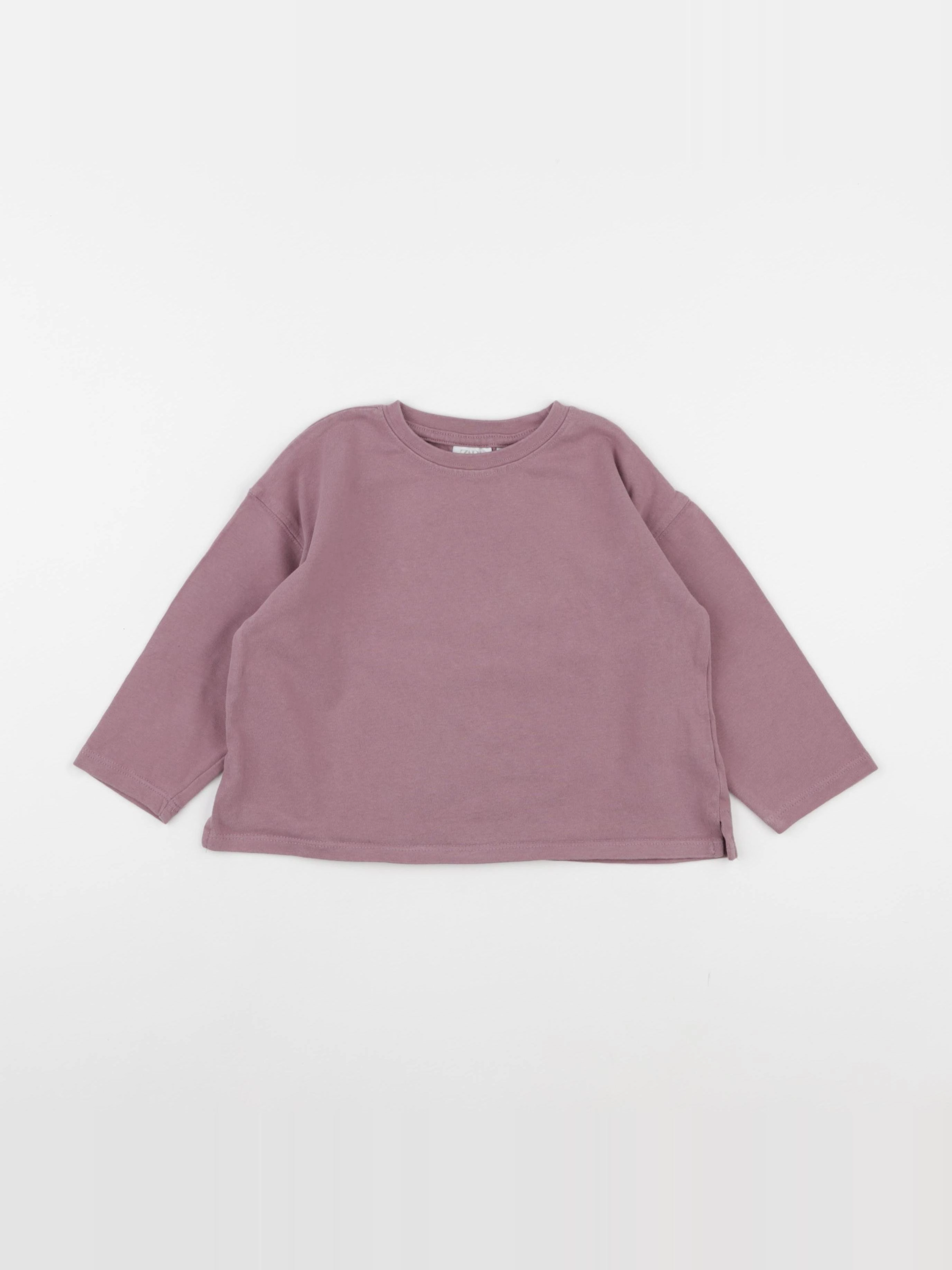 Zara - tee-shirt violet - 18/24 mois
