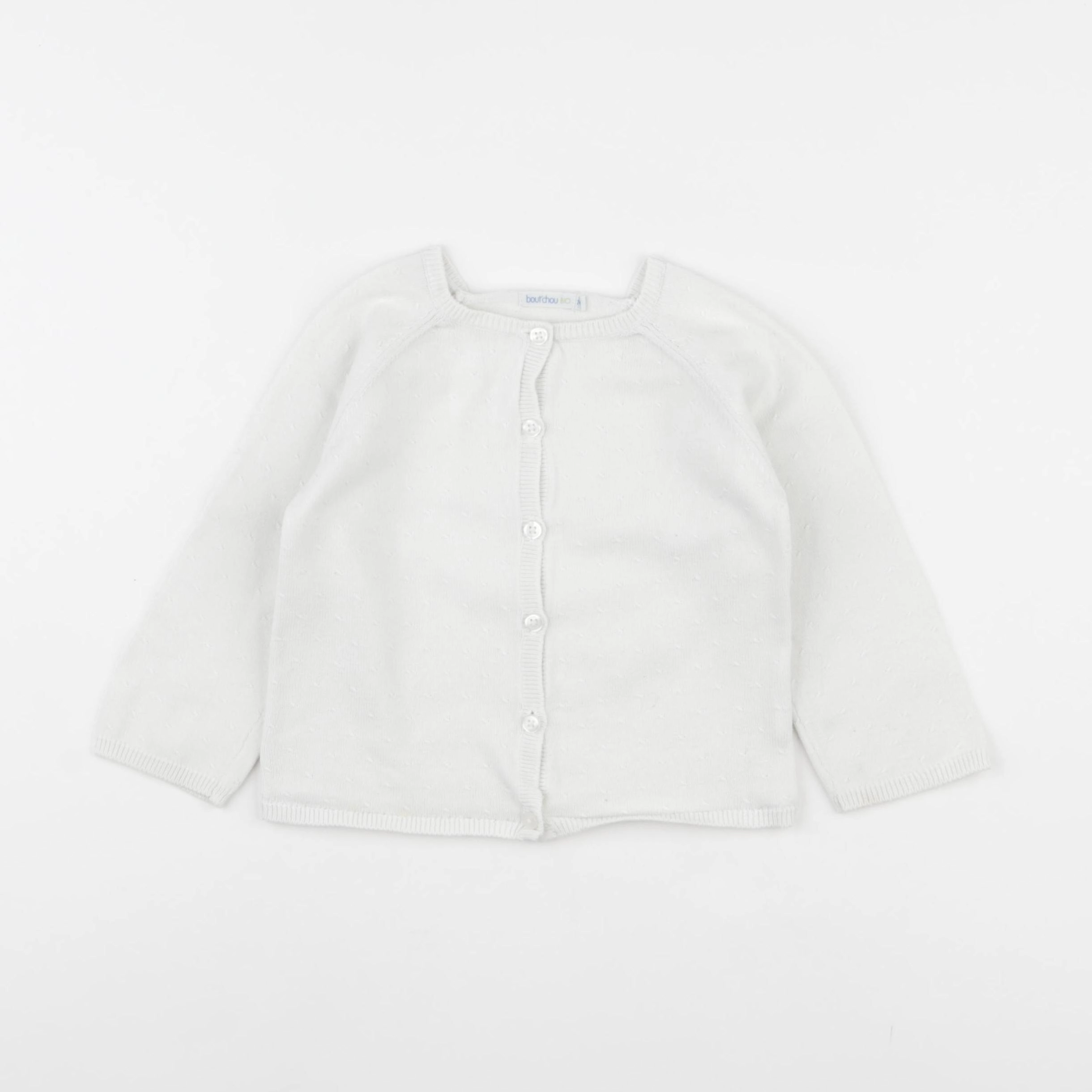 Boutchou - gilet blanc - 24 mois