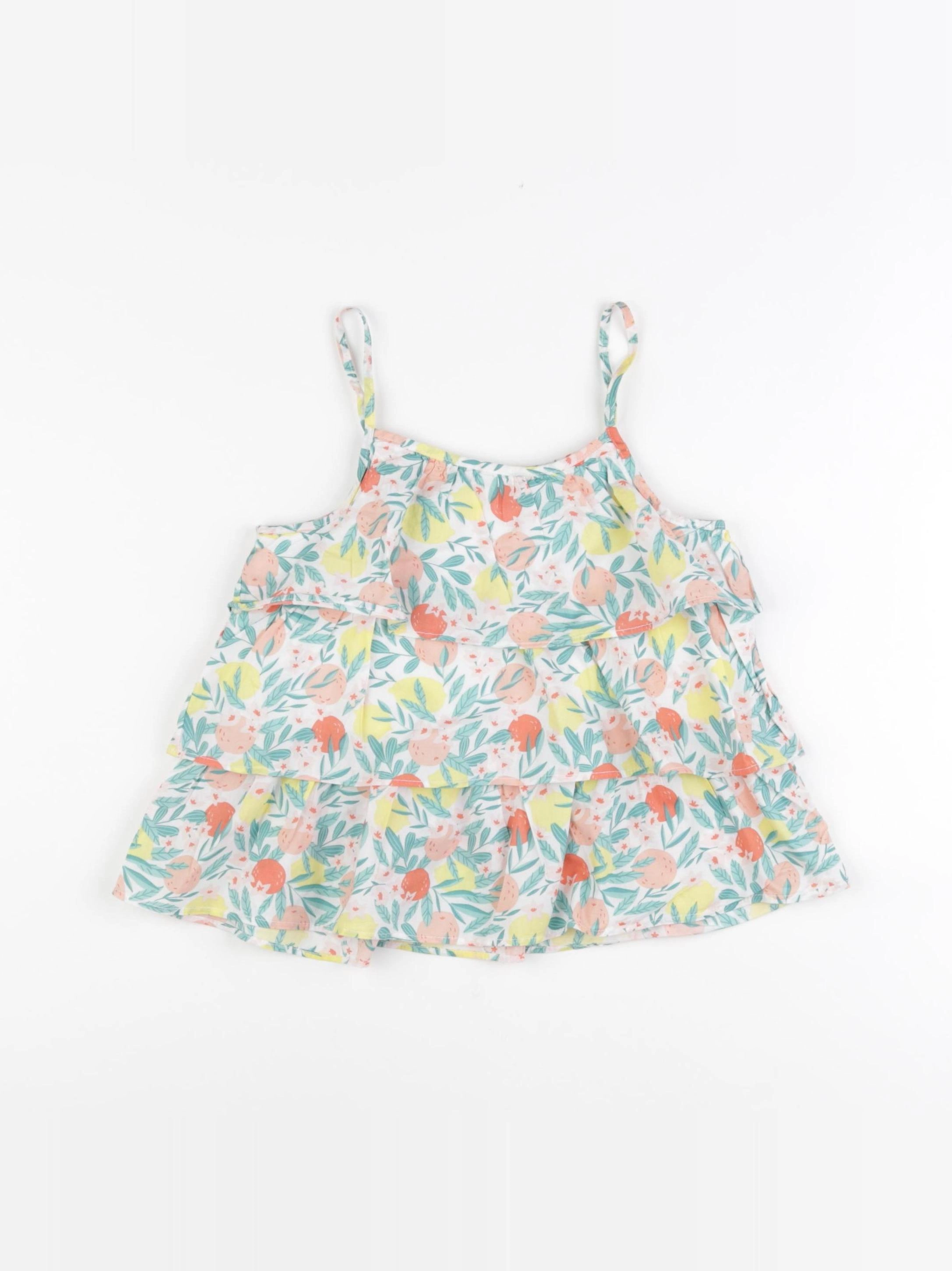 Vertbaudet - blouse multicolore - 7 ans