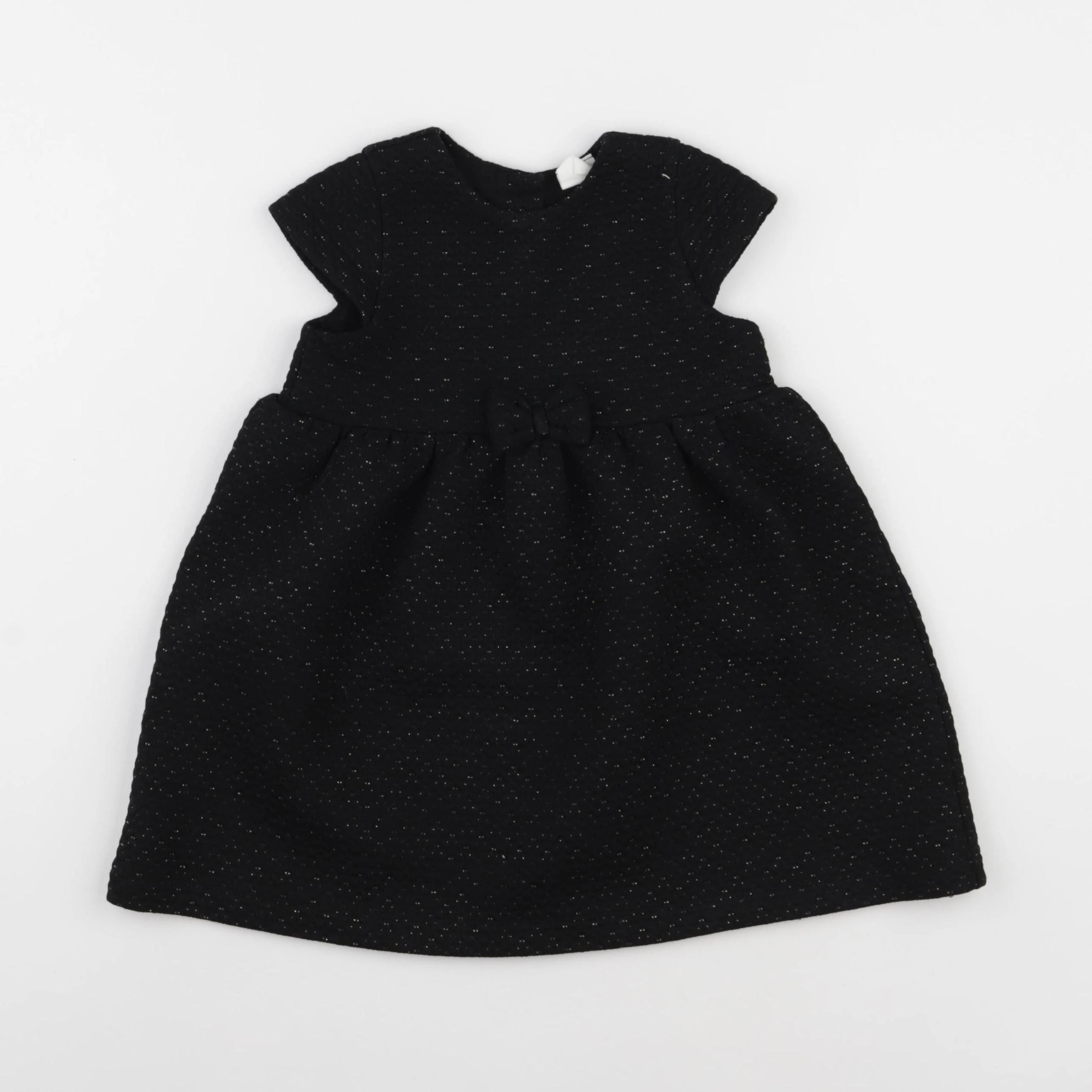 H&M - robe noir - 9/12 mois