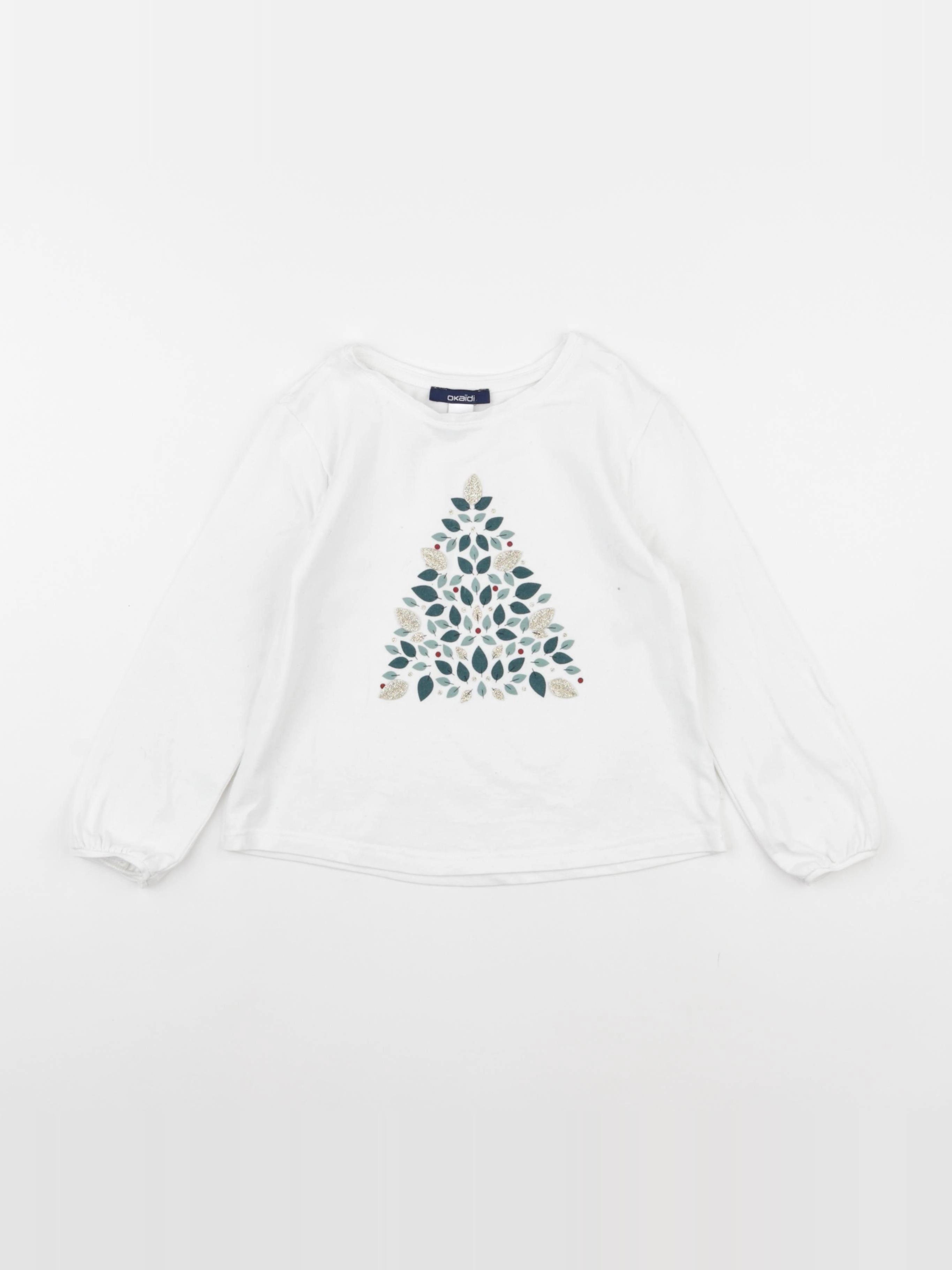 Okaidi - tee-shirt blanc - 4 ans