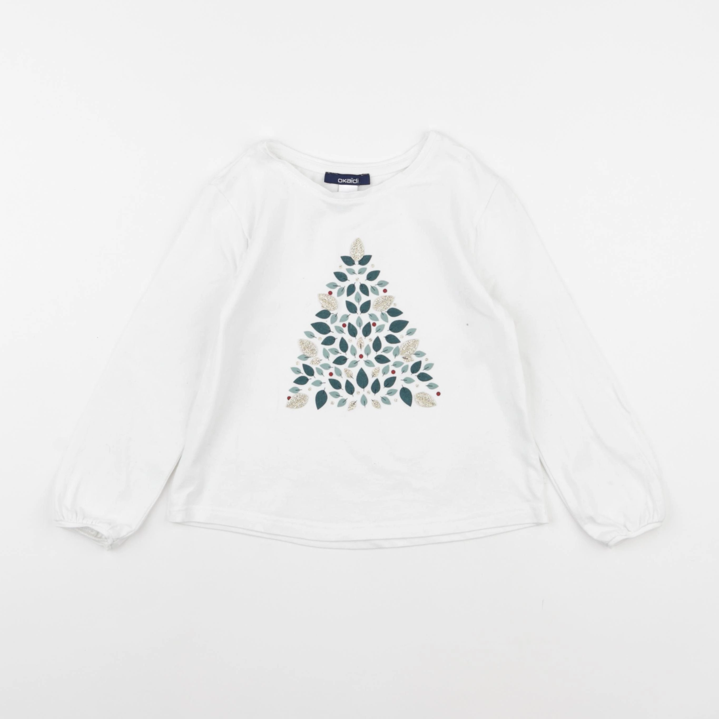 Okaidi - tee-shirt blanc - 4 ans