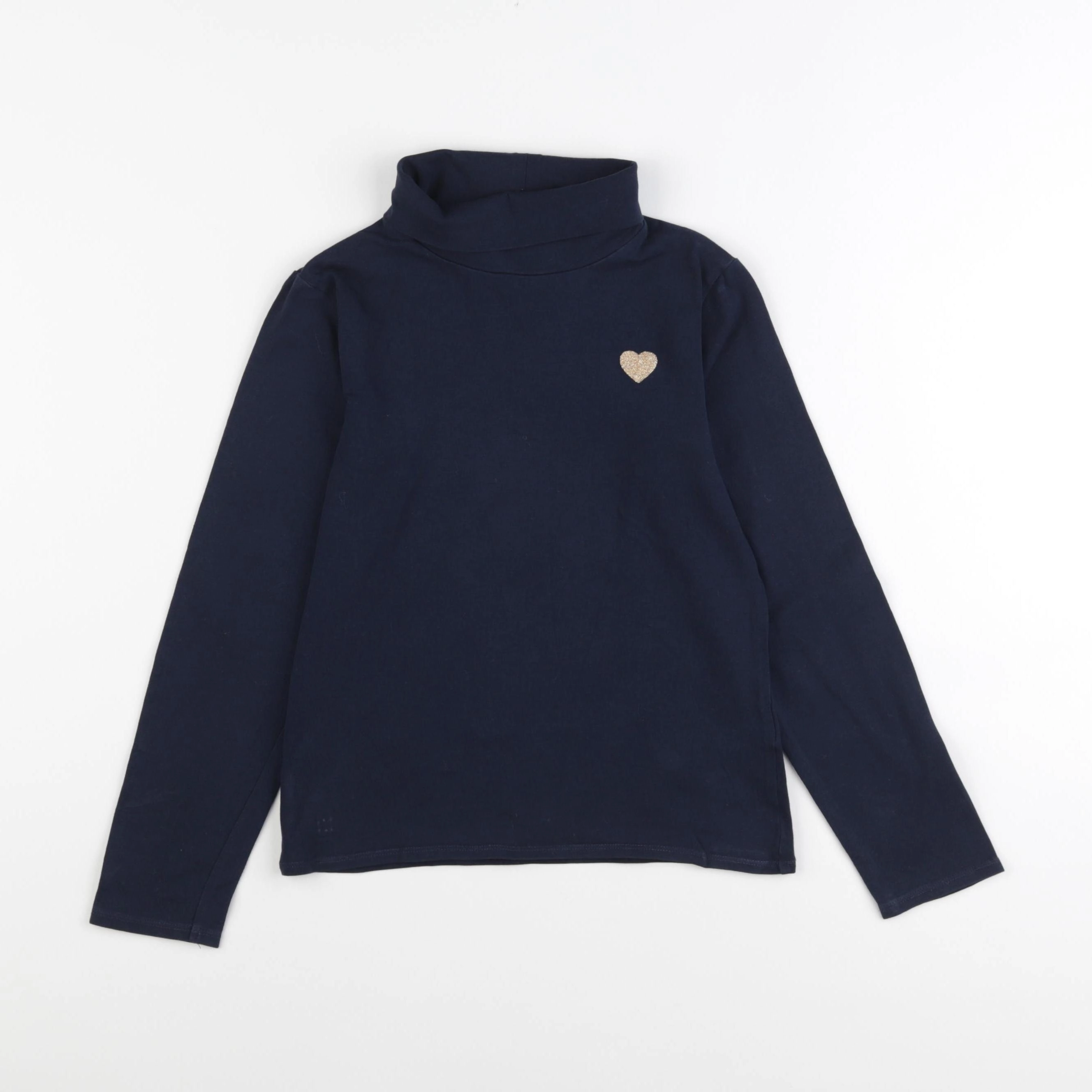 Vertbaudet - sous-pull bleu - 8 ans
