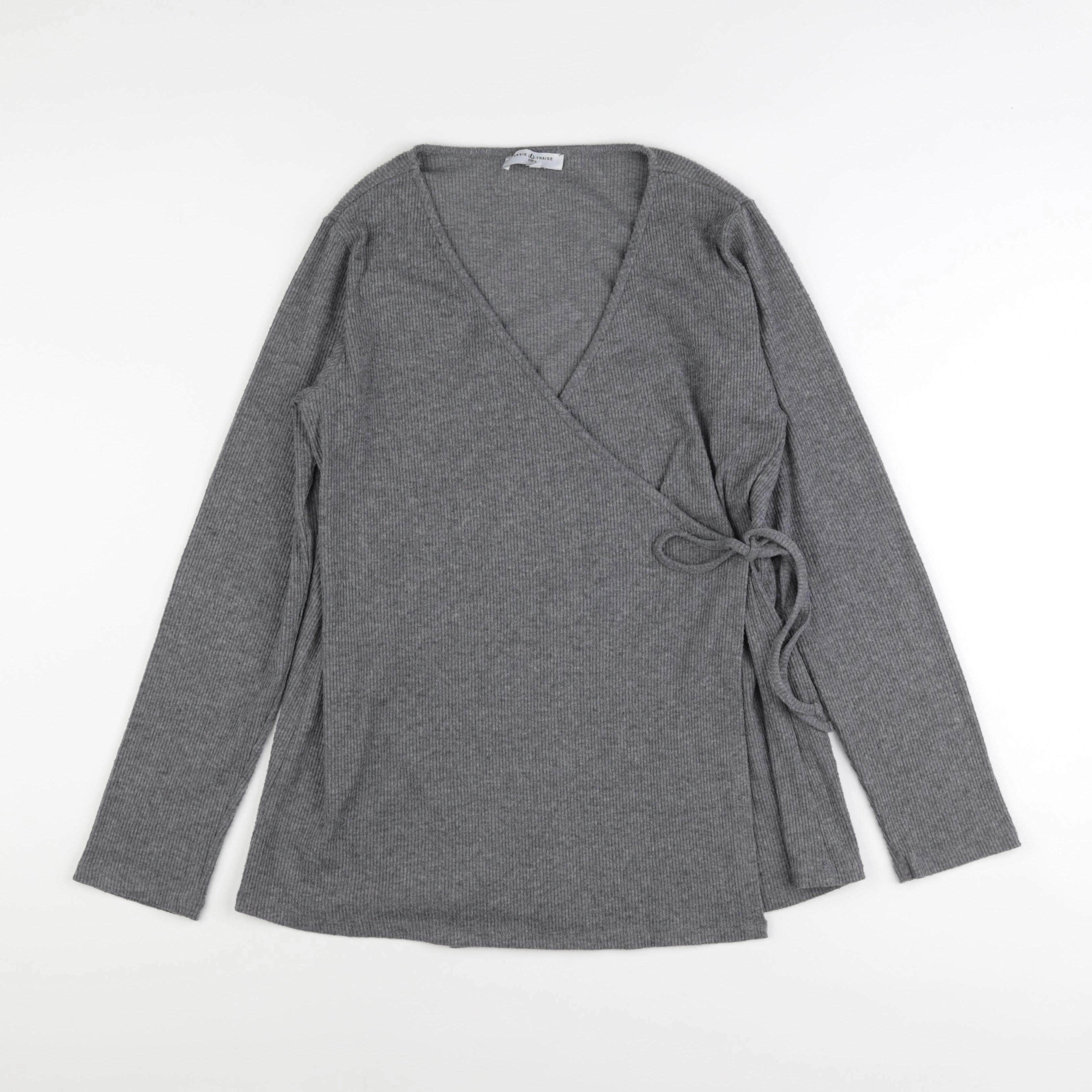 Envie de fraise - gilet grossesse gris - 38