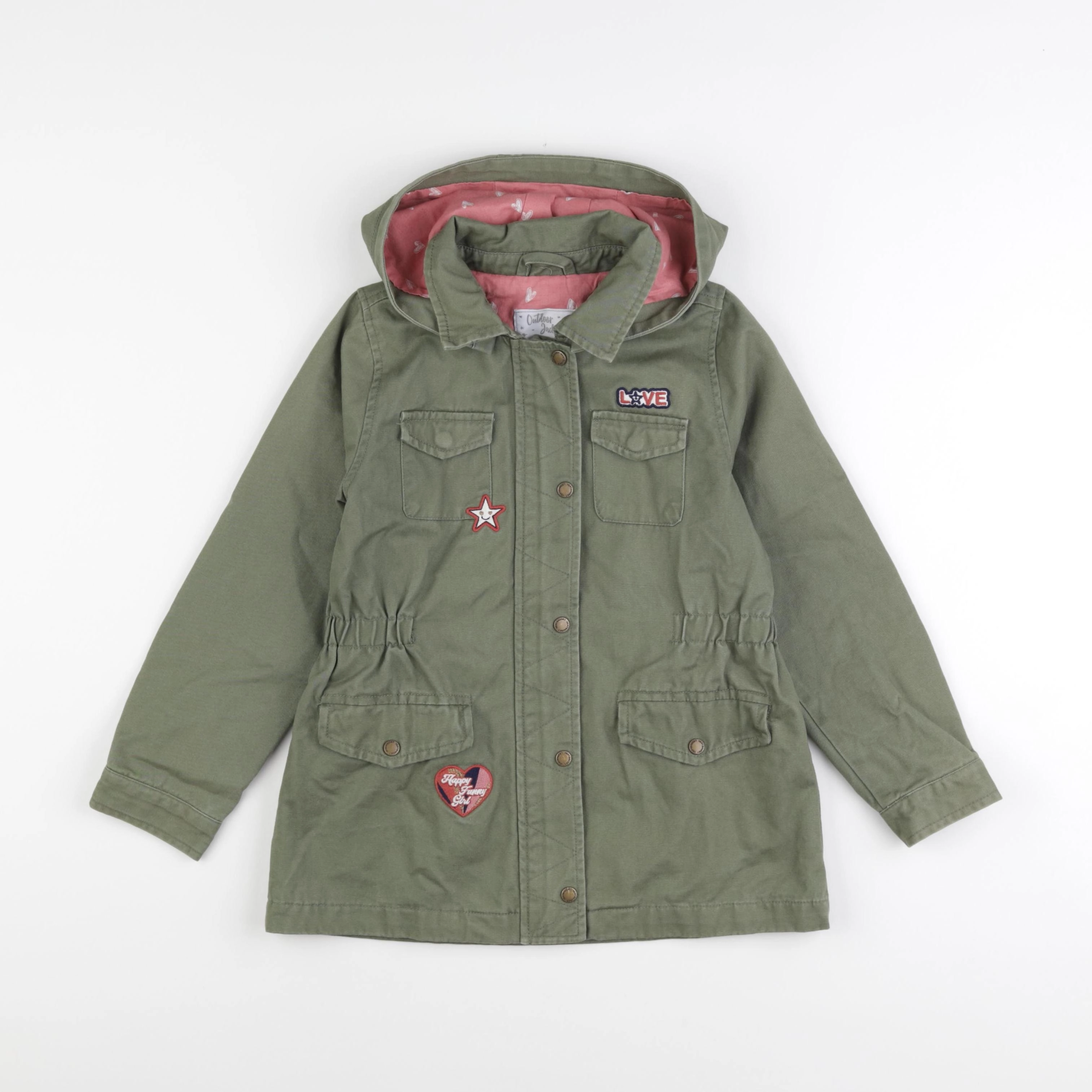 Vertbaudet - veste vert - 7 ans