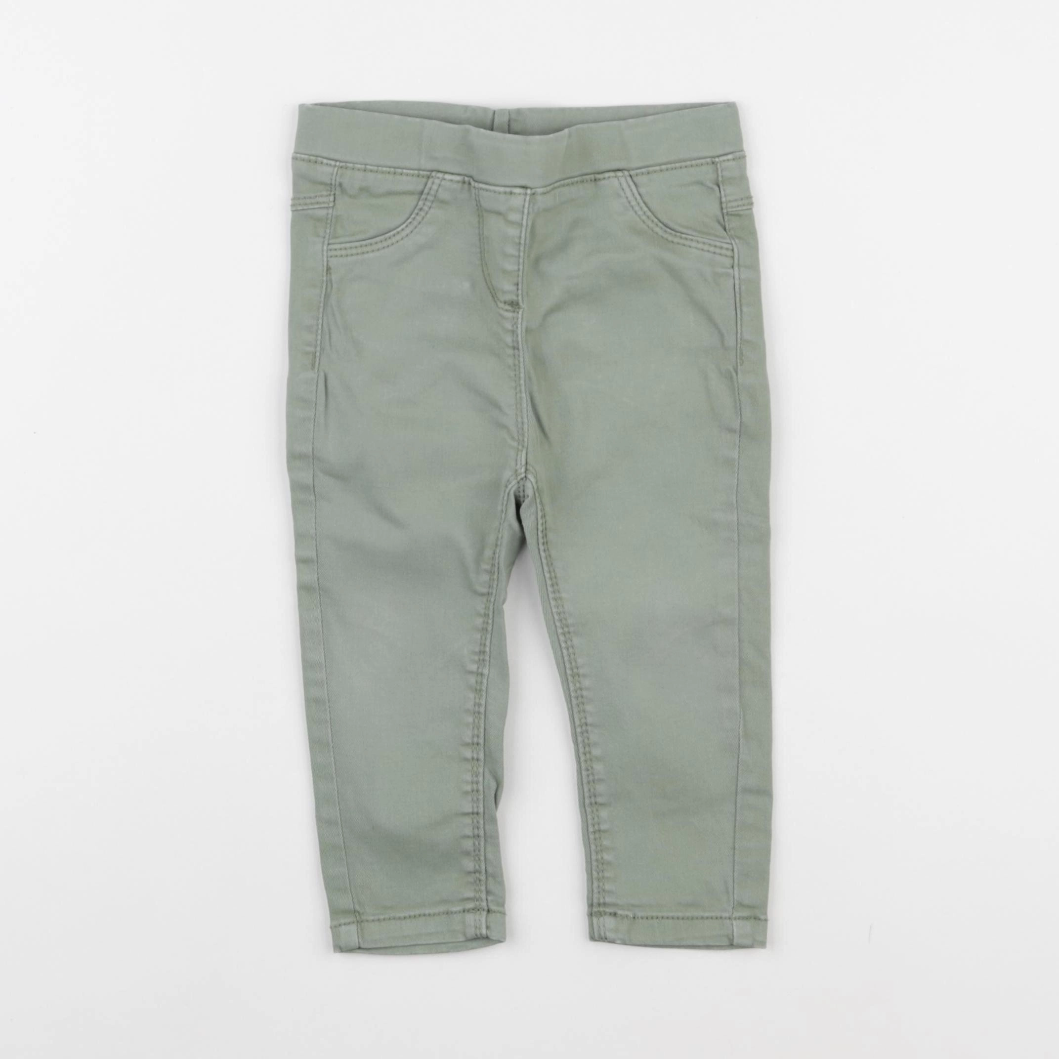 Tape à l'oeil - jegging vert - 6 mois