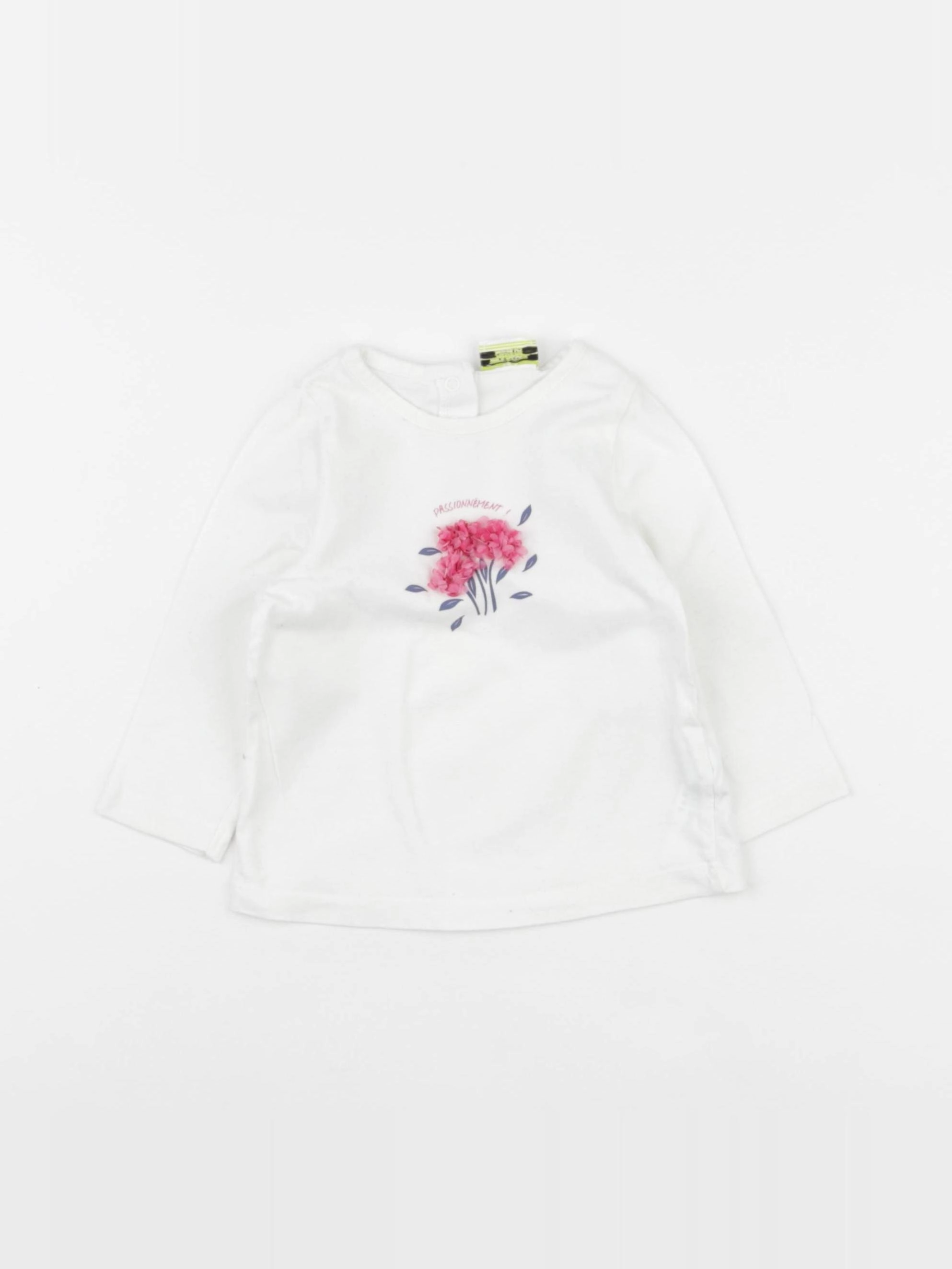 Tape à l'oeil - tee-shirt blanc - 6 mois