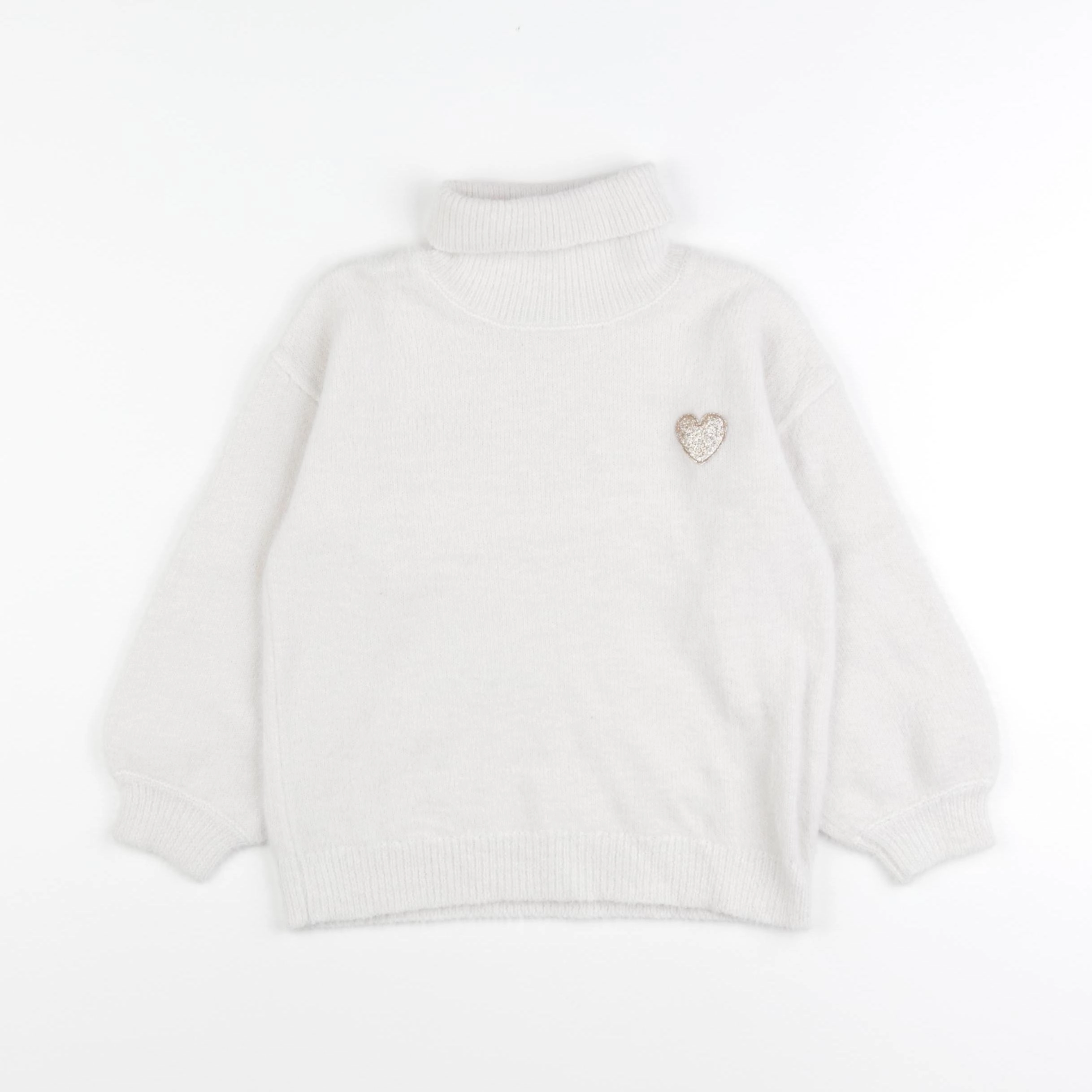 Vertbaudet - pull blanc - 6 ans
