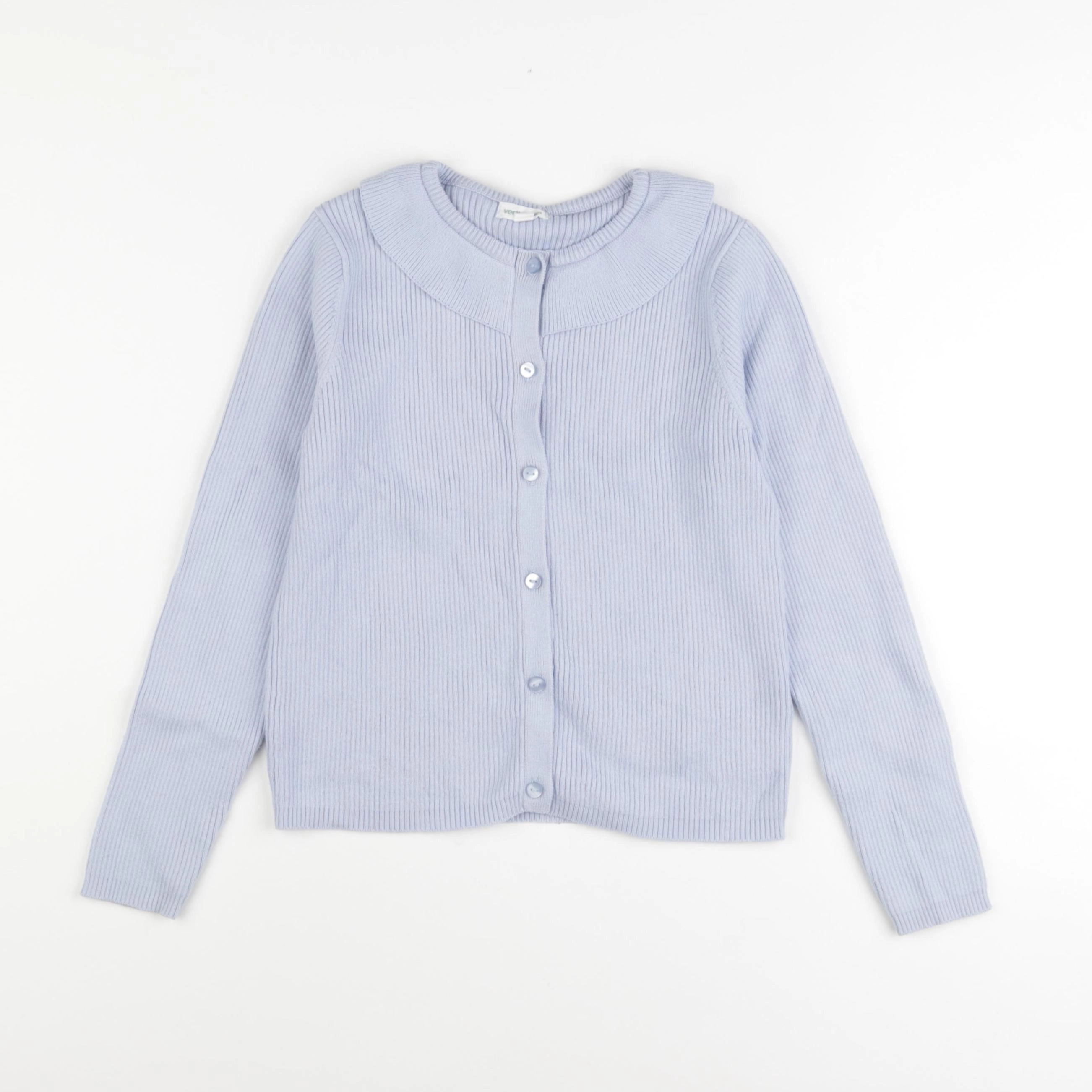 Vertbaudet - gilet bleu - 8 ans