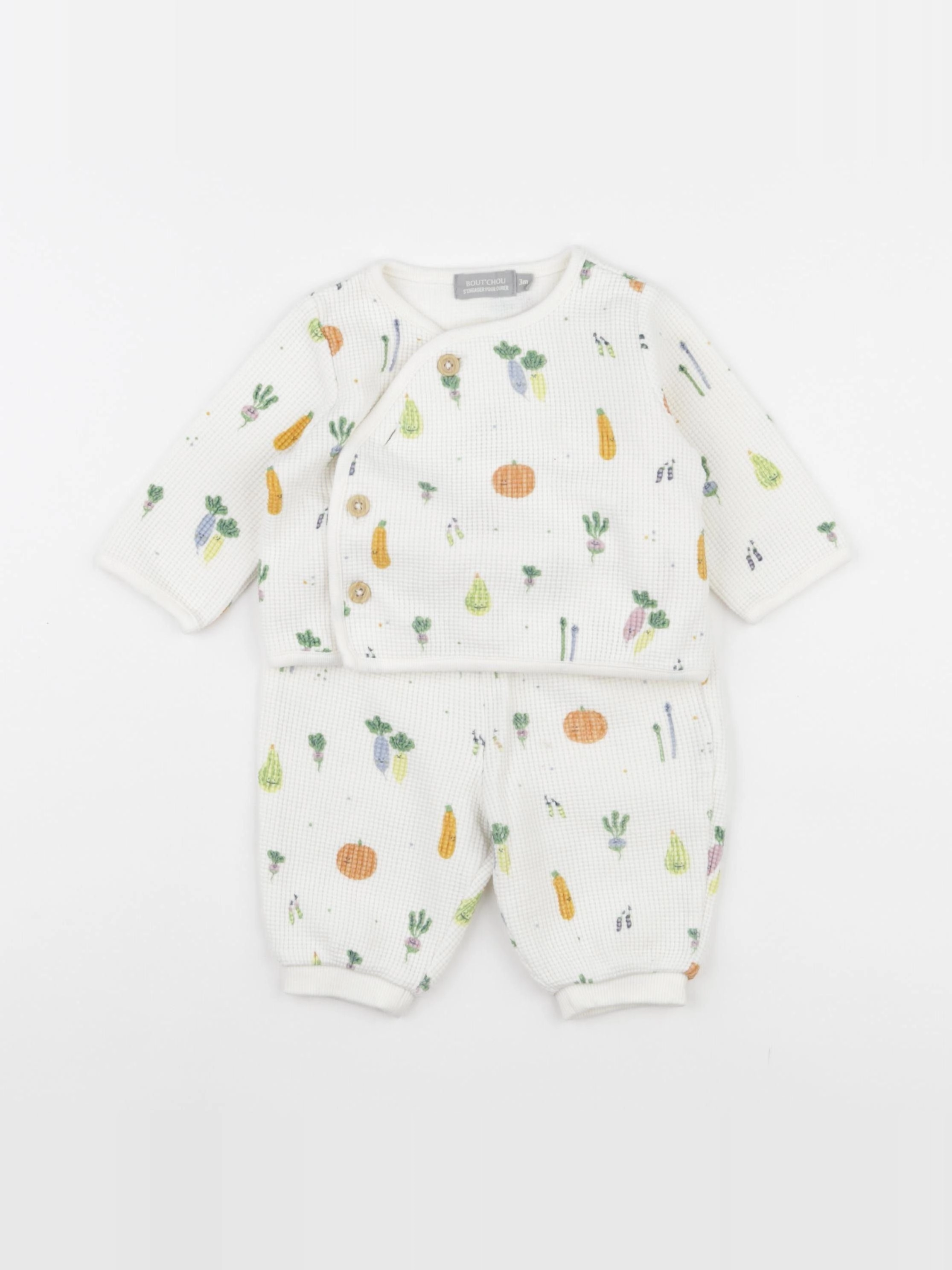 Boutchou - ensemble blanc - 3 mois