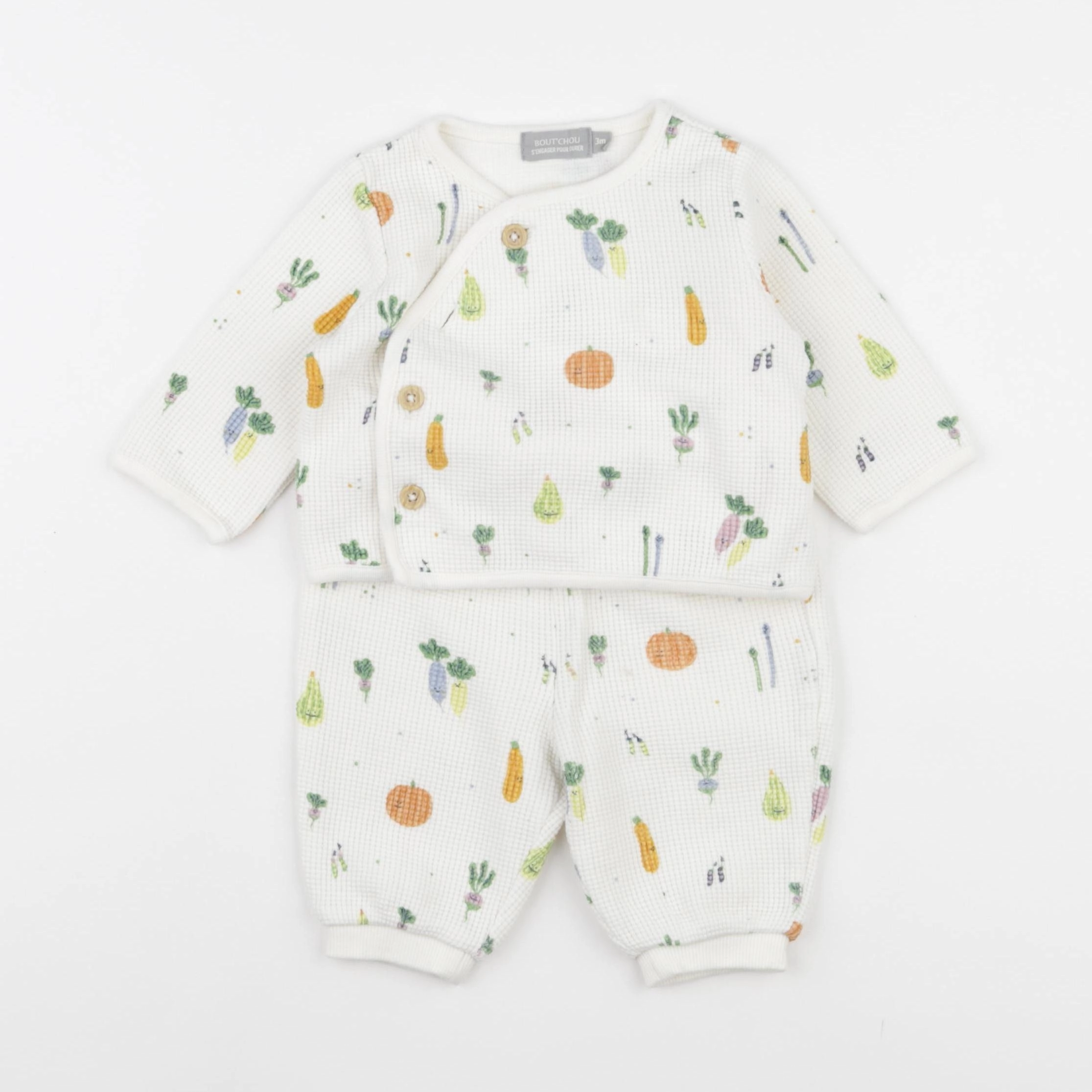 Boutchou - ensemble blanc - 3 mois