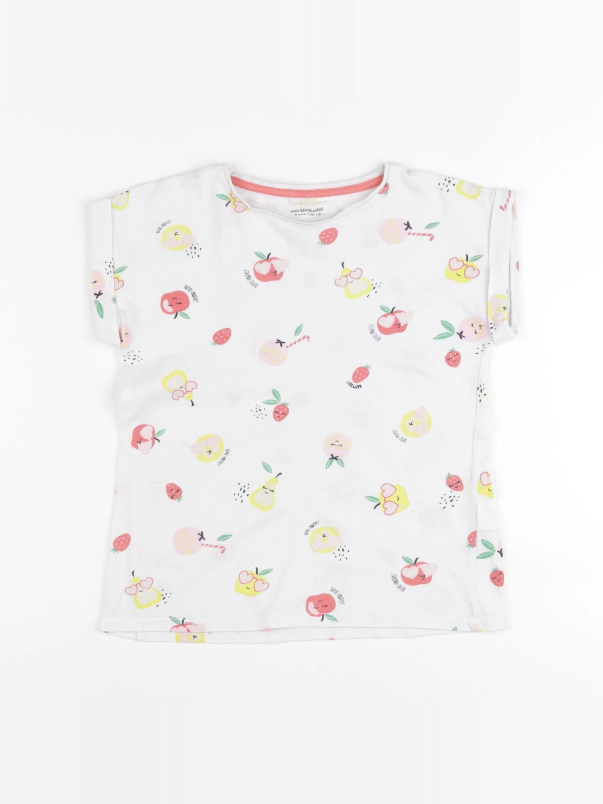 Vertbaudet - tee-shirt multicolore - 8 ans