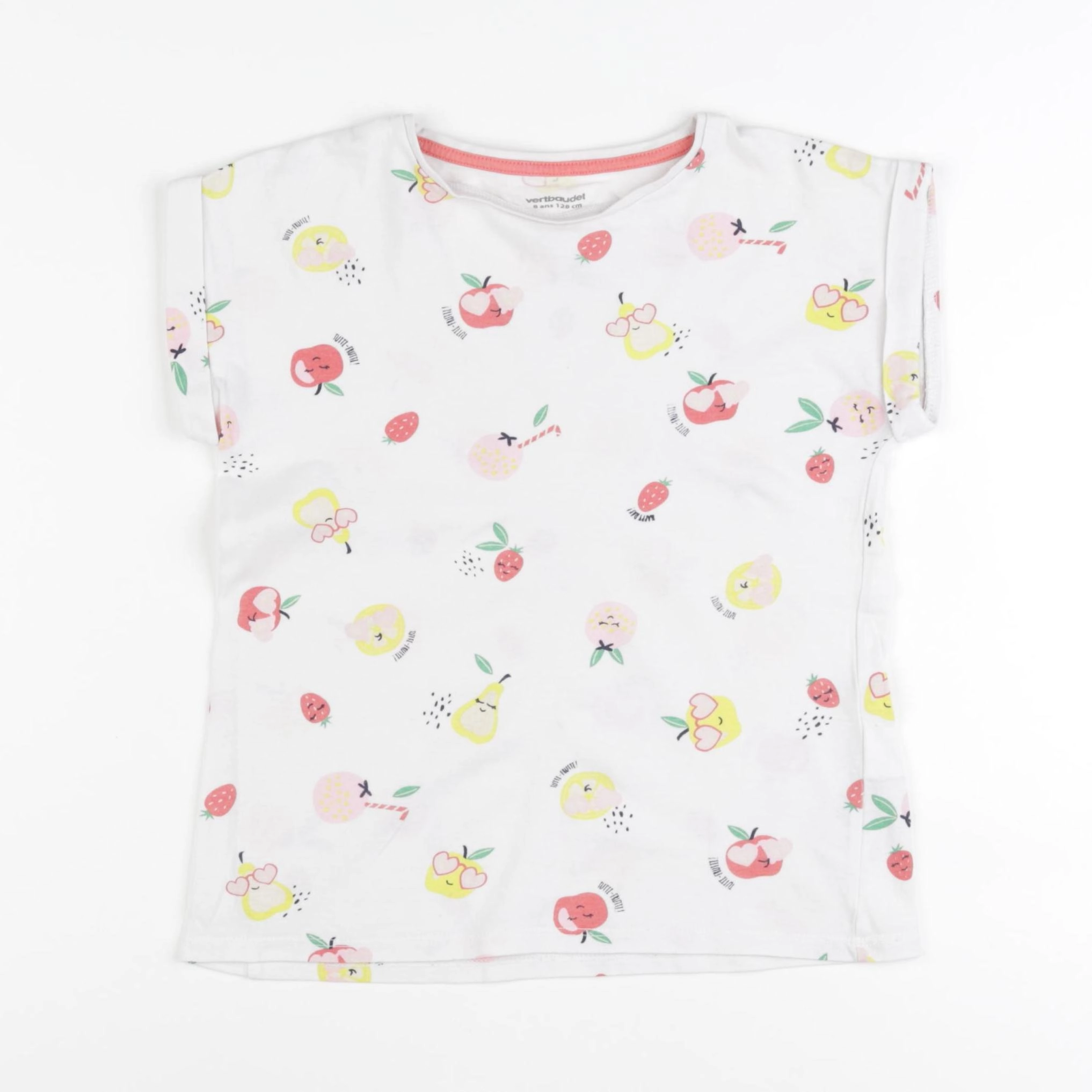 Vertbaudet - tee-shirt multicolore - 8 ans