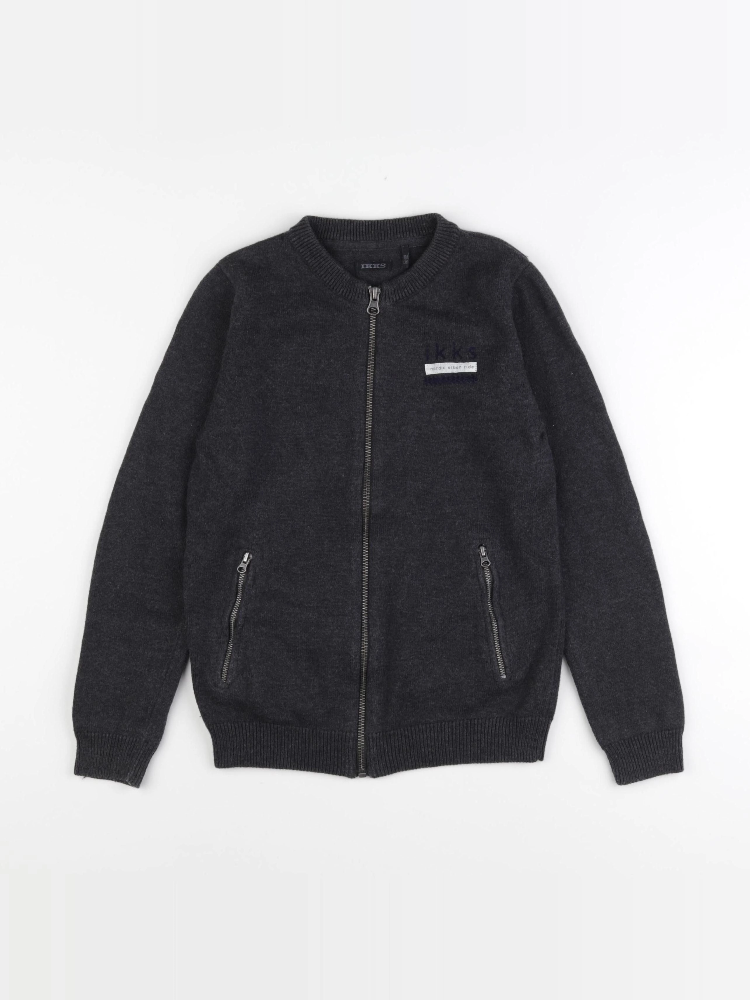IKKS - gilet gris - 10 ans