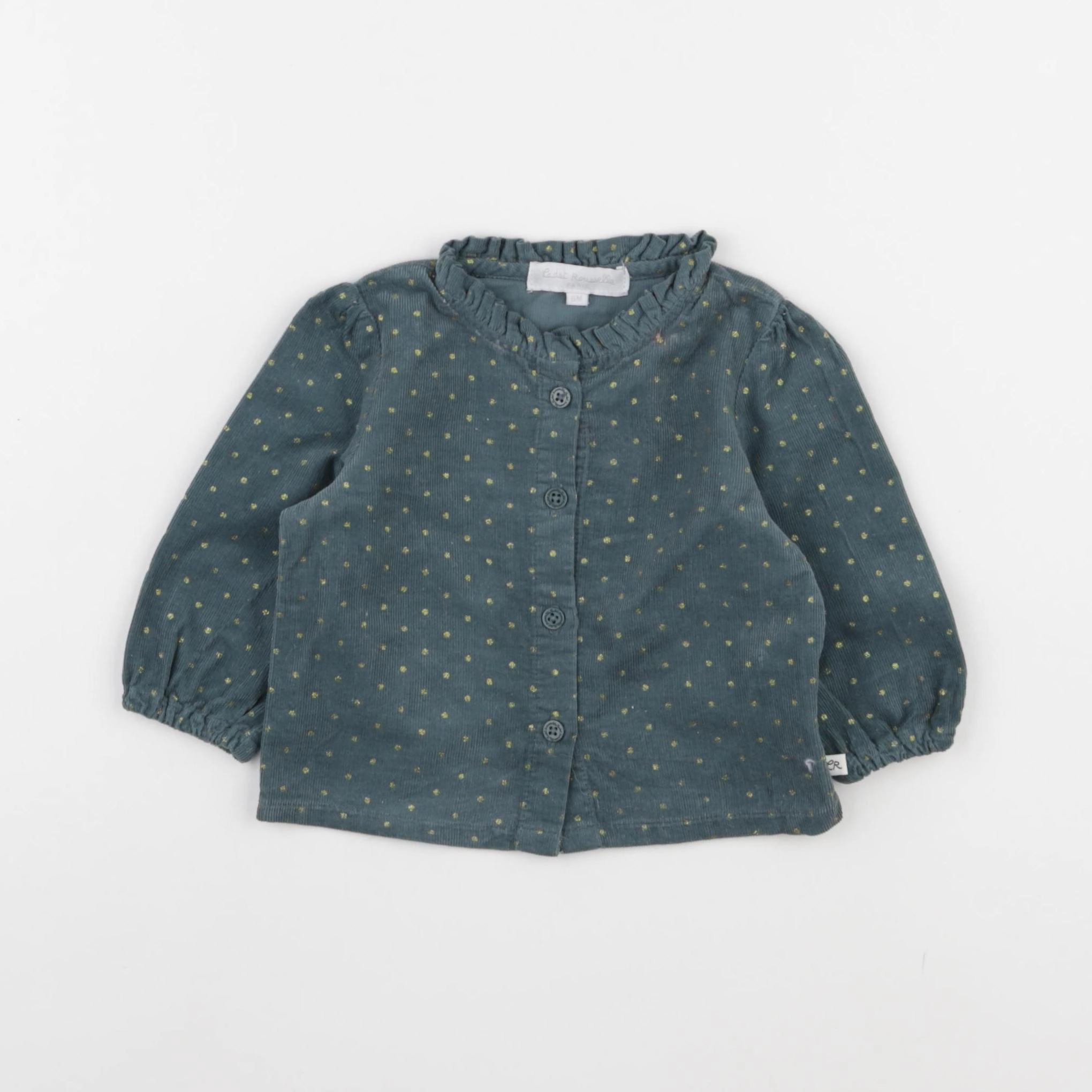 Cadet Rousselle - blouse vert - 6 mois