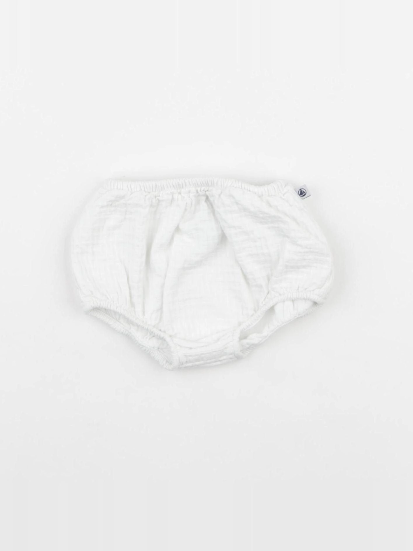 Petit Bateau - bloomer blanc - 3 mois