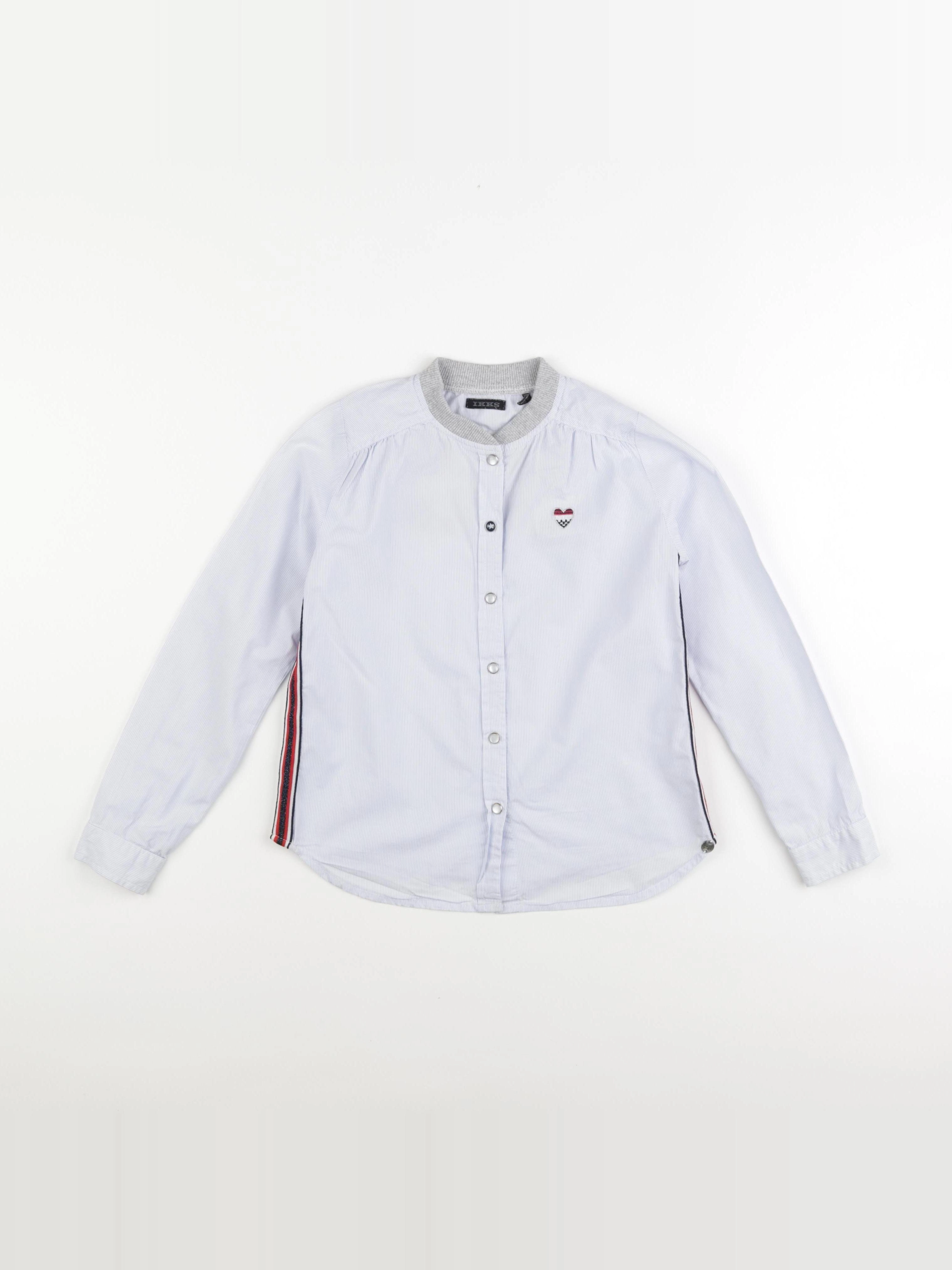 IKKS - chemise blanc, bleu - 8 ans