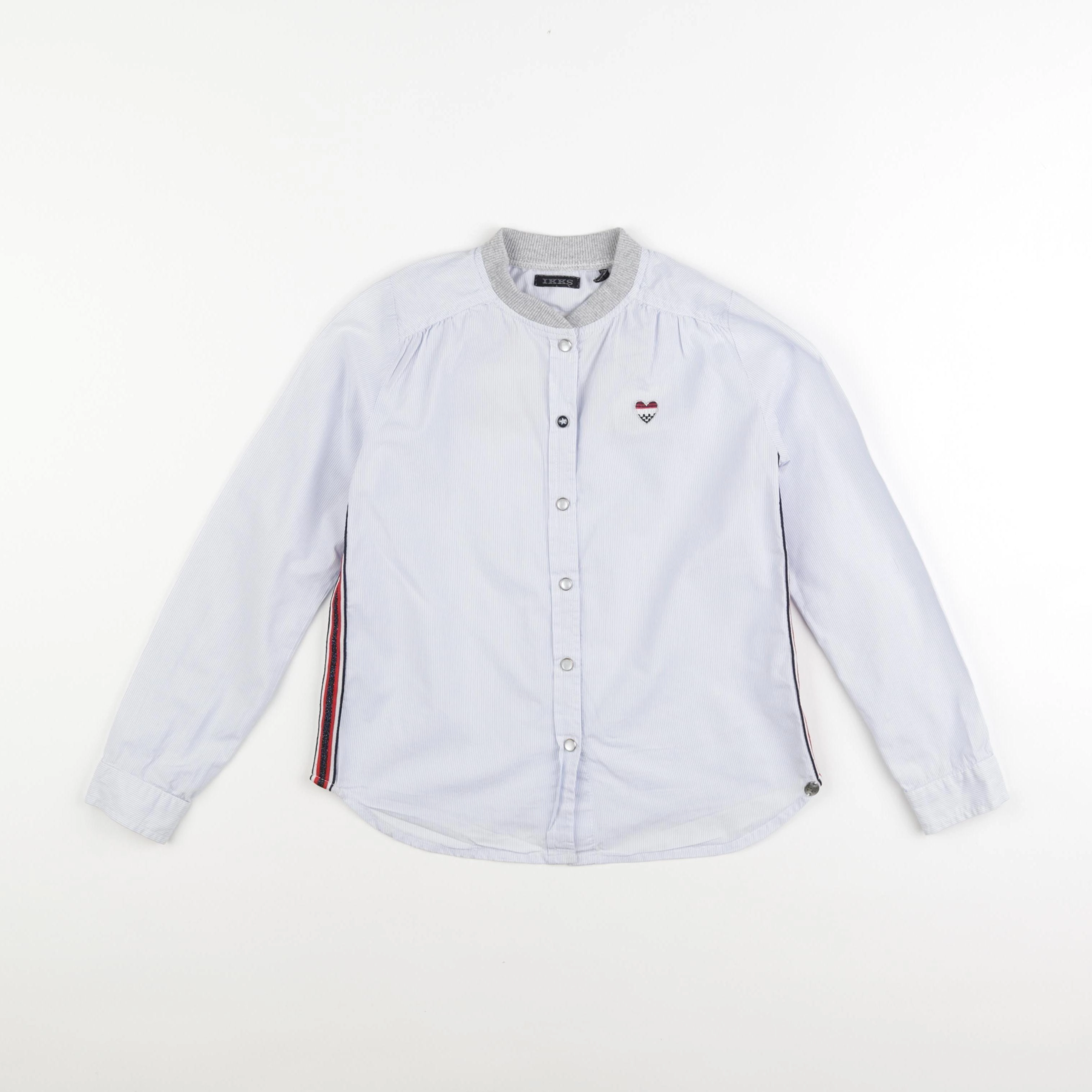 IKKS - chemise blanc, bleu - 8 ans
