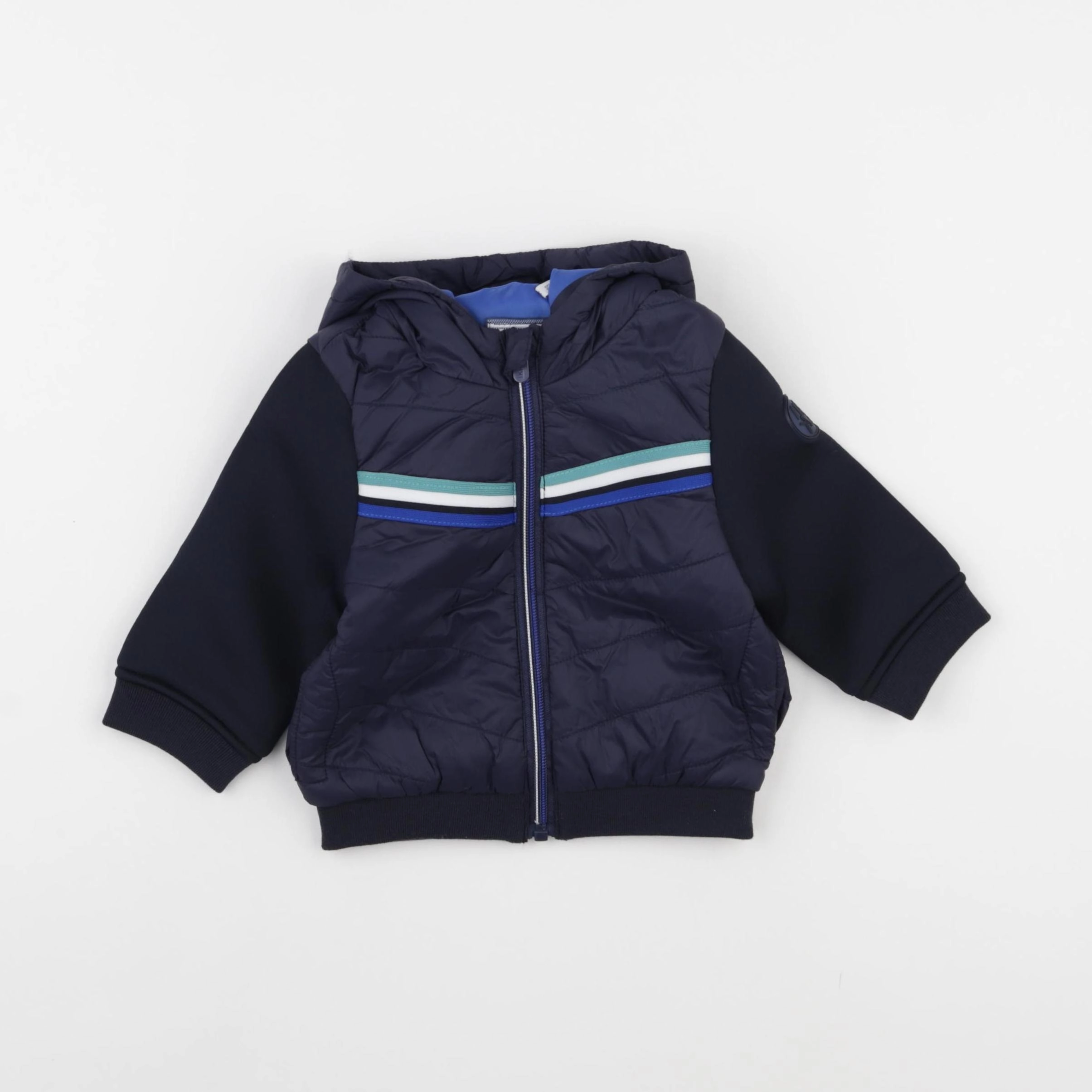 IKKS - doudoune bleu - 6 mois