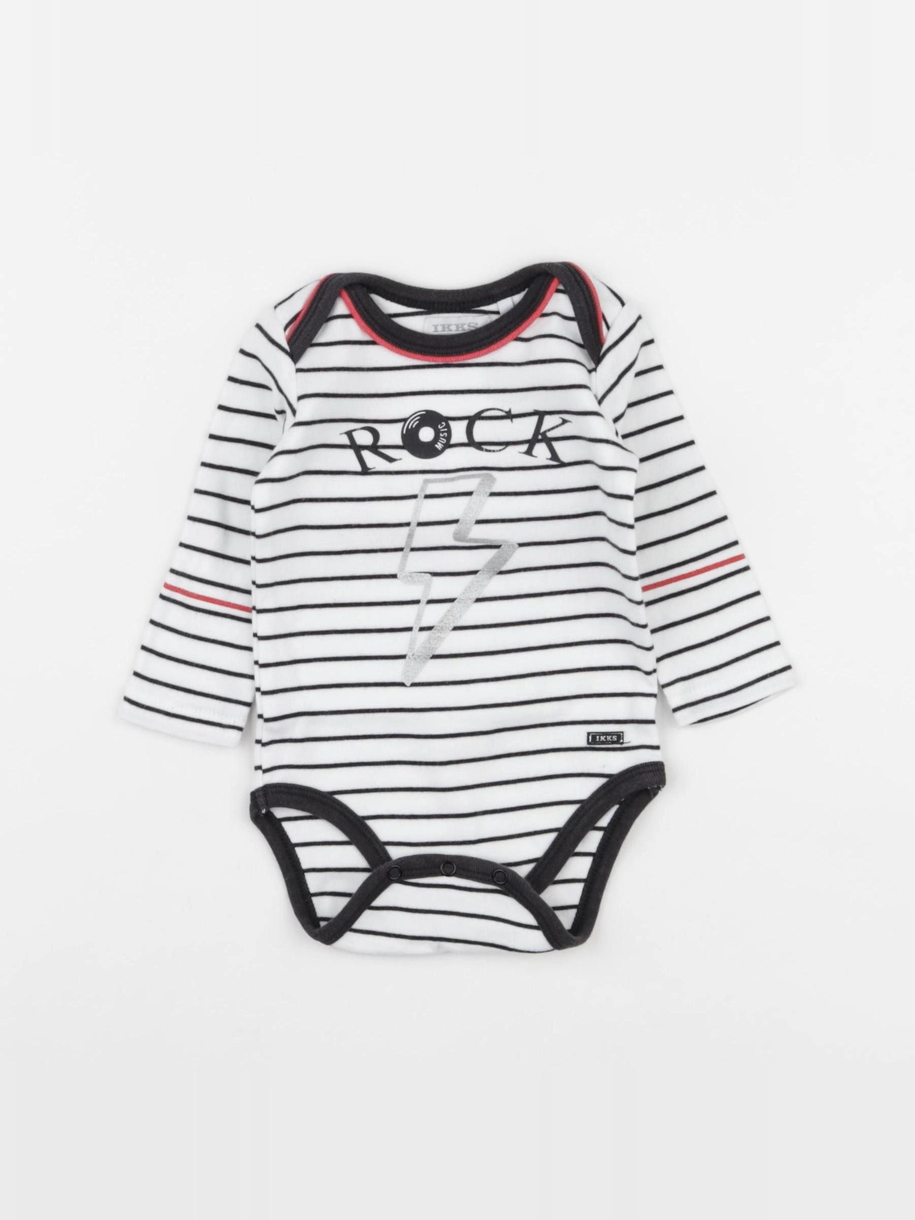IKKS - chemise blanc, bleu - 6 mois