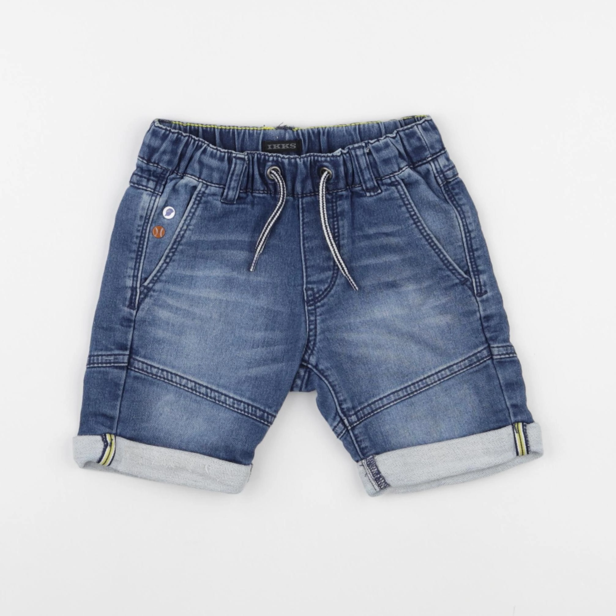 IKKS - short bleu - 4 ans
