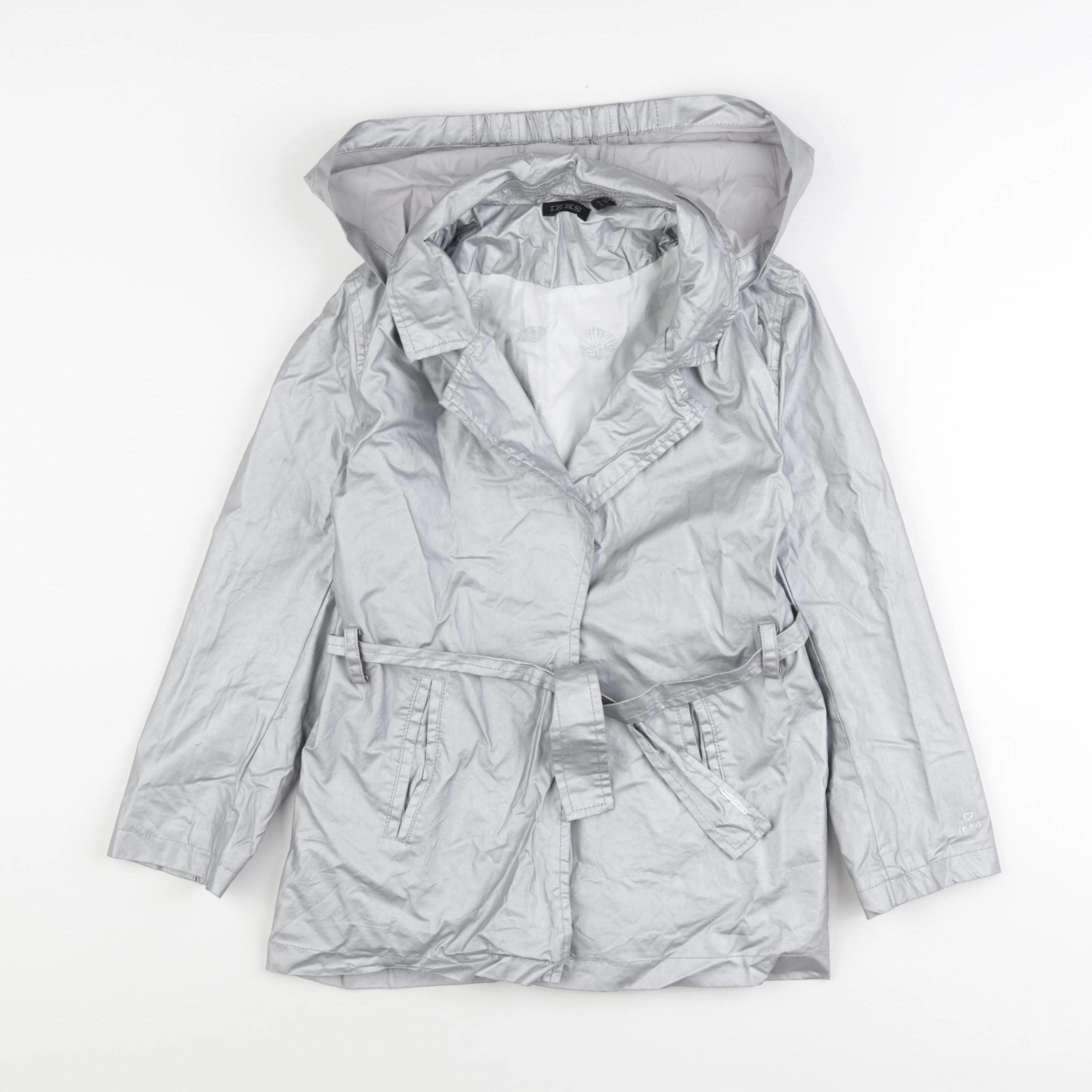 IKKS - veste gris, argent - 8 ans