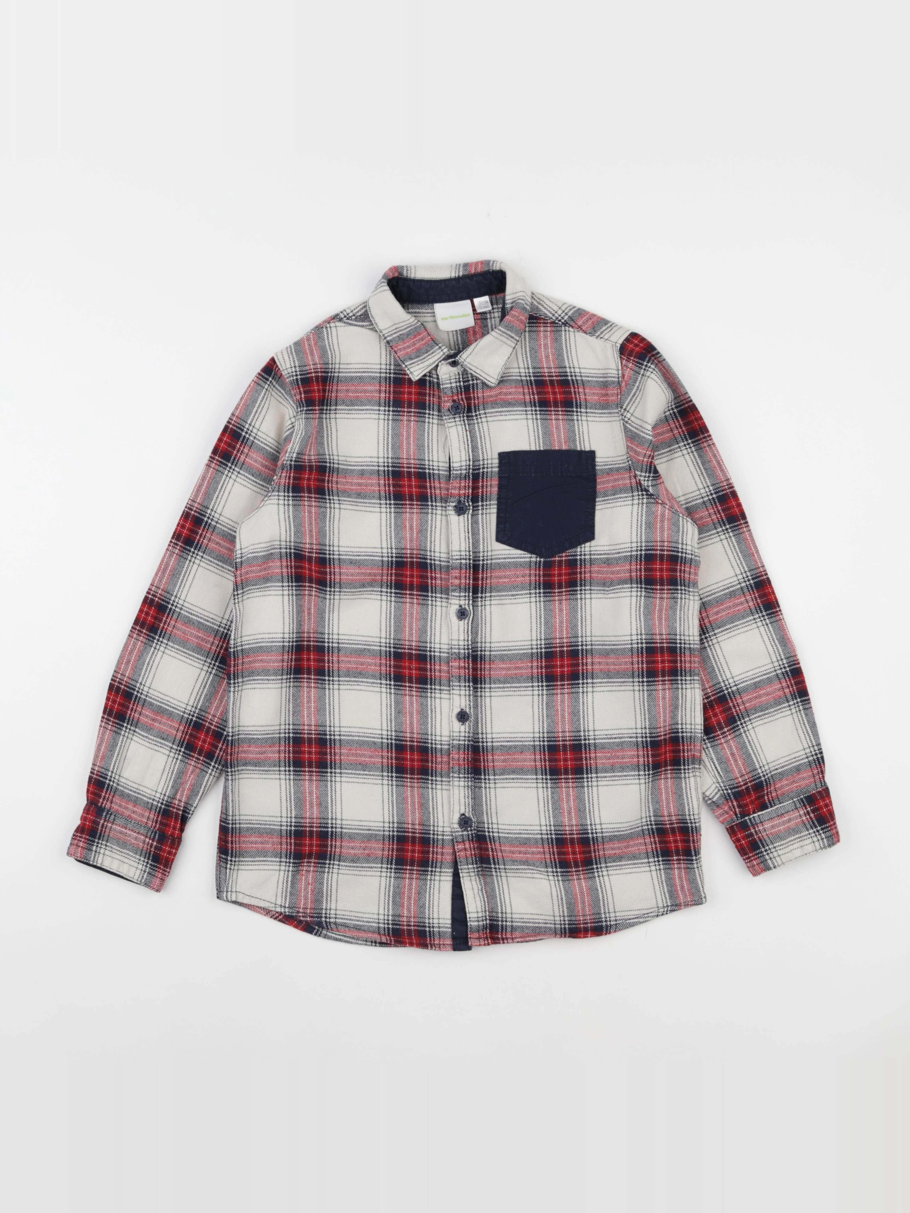 Vertbaudet - chemise multicolore - 12 ans