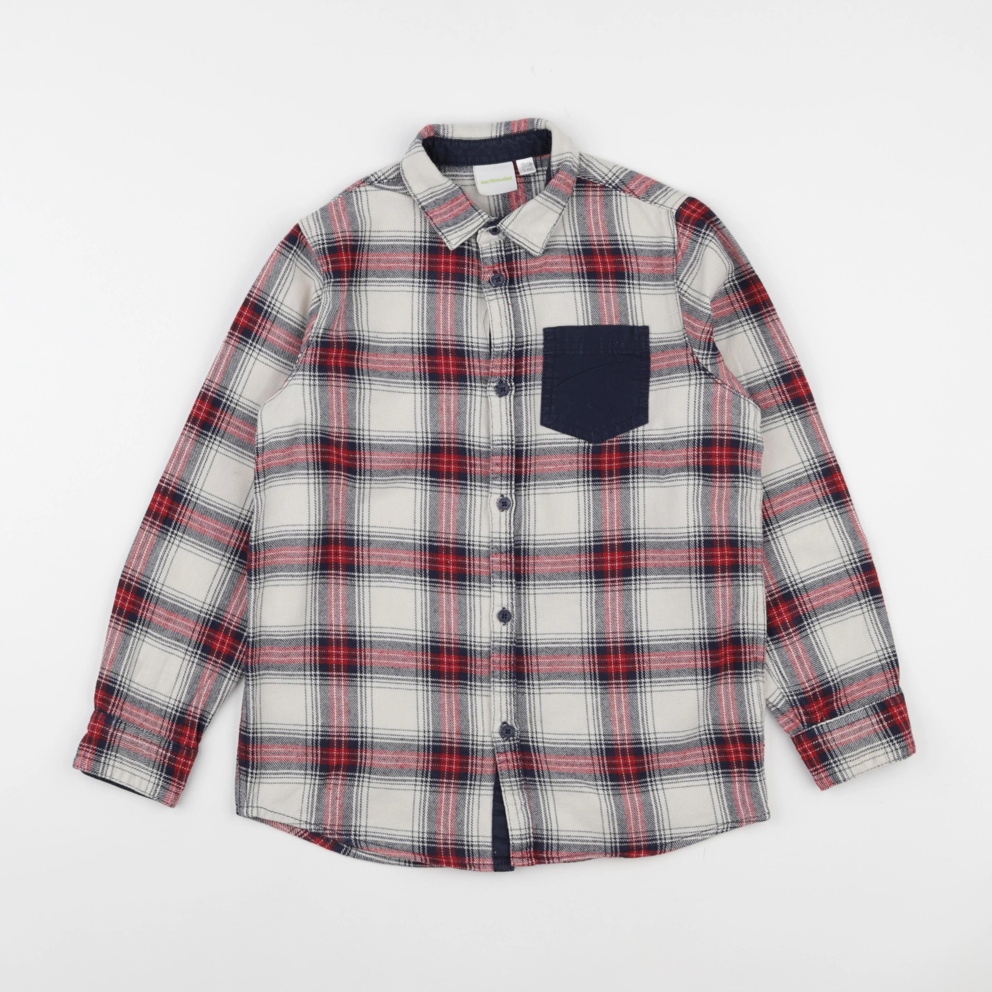 Vertbaudet - chemise multicolore - 12 ans