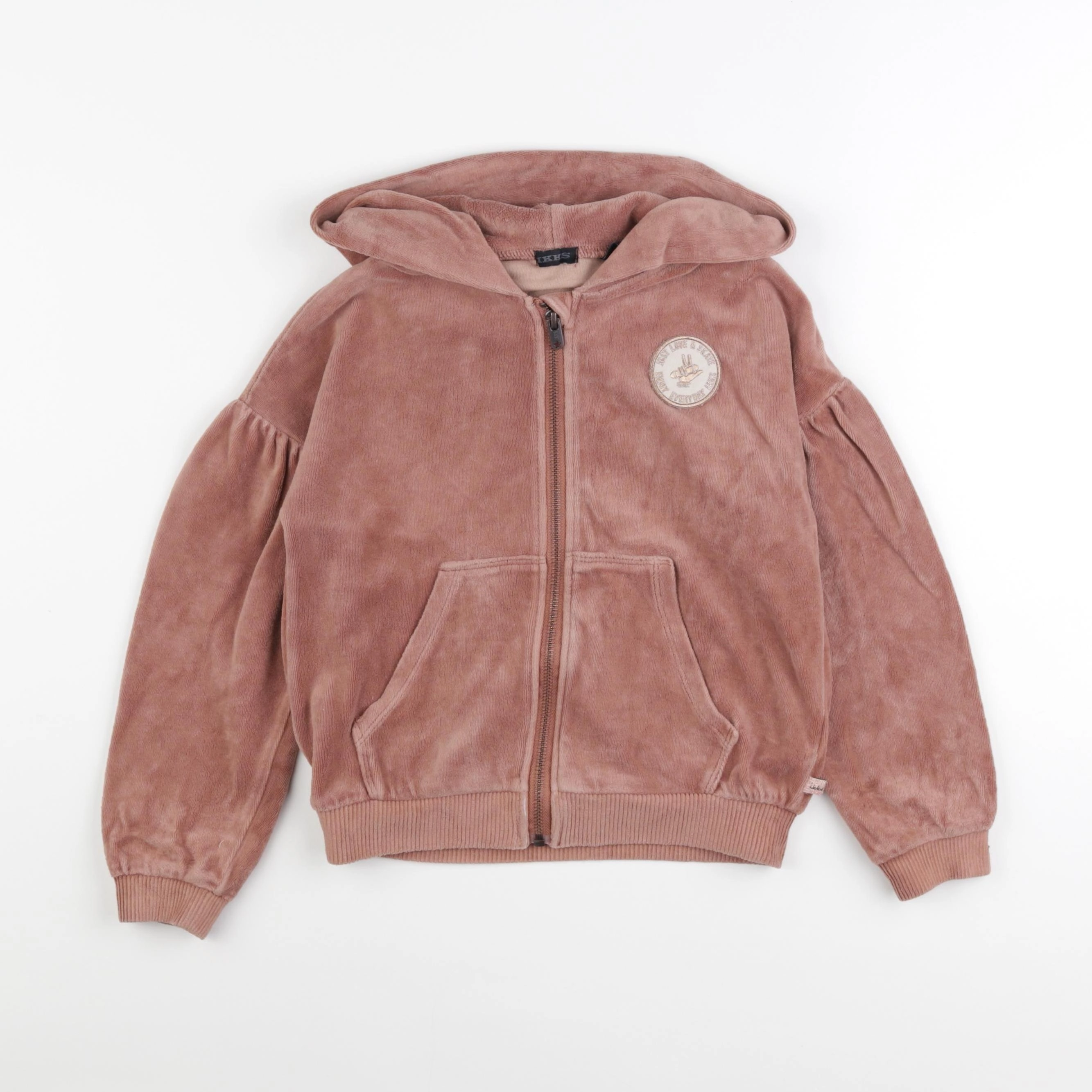 IKKS - sweat rose - 8 ans