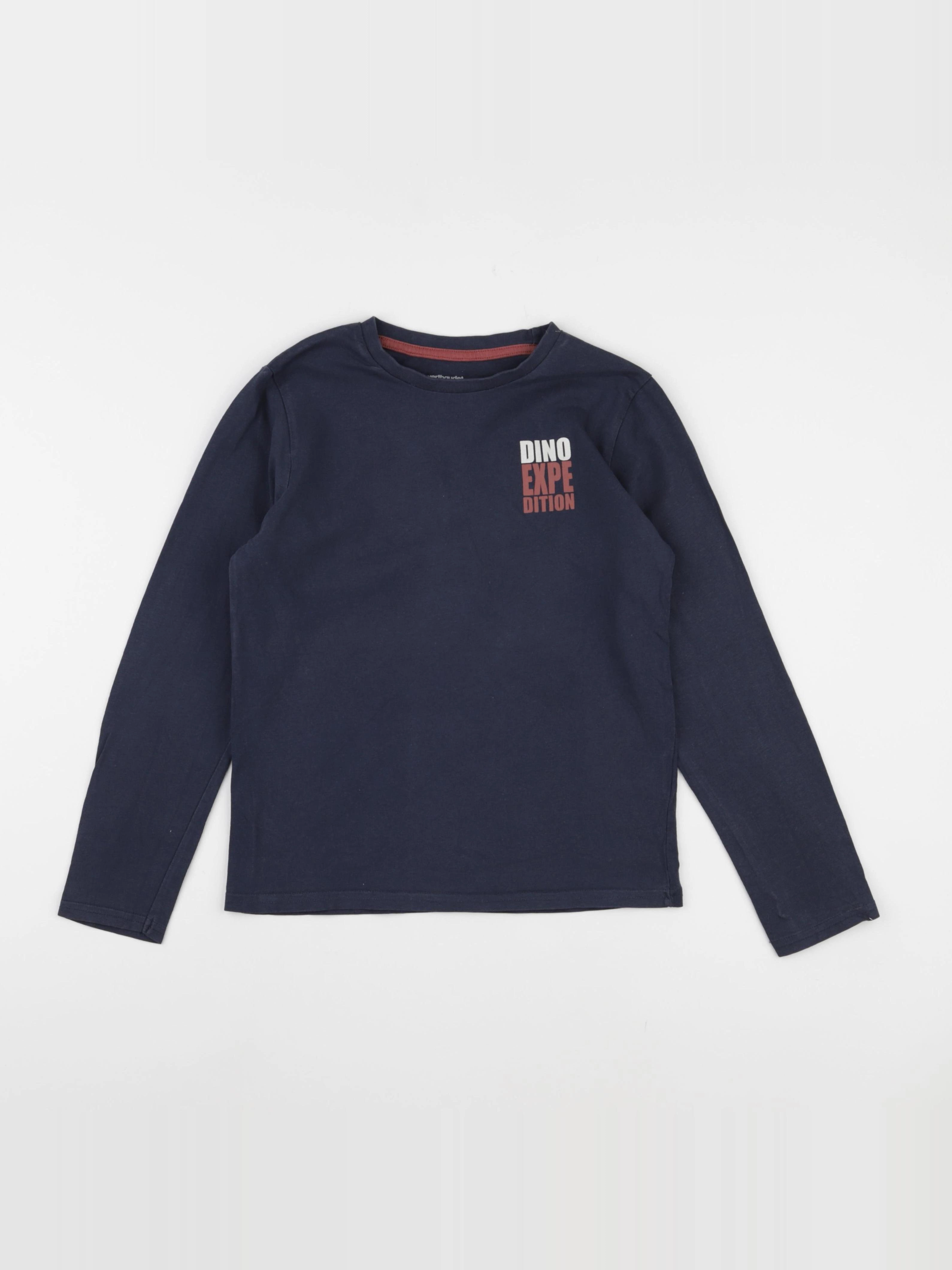 Vertbaudet - tee-shirt bleu - 10 ans