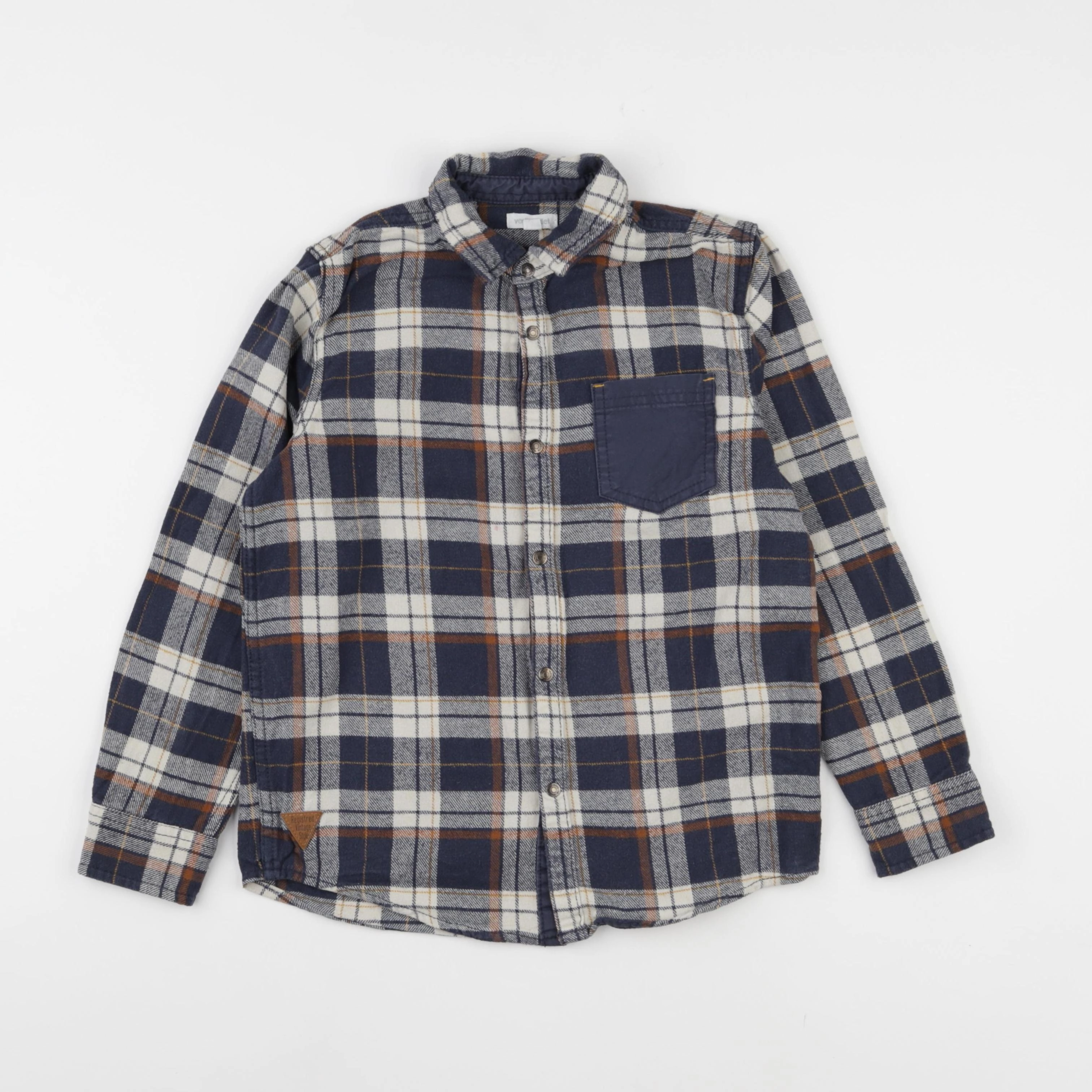 Vertbaudet - chemise multicolore - 10 ans
