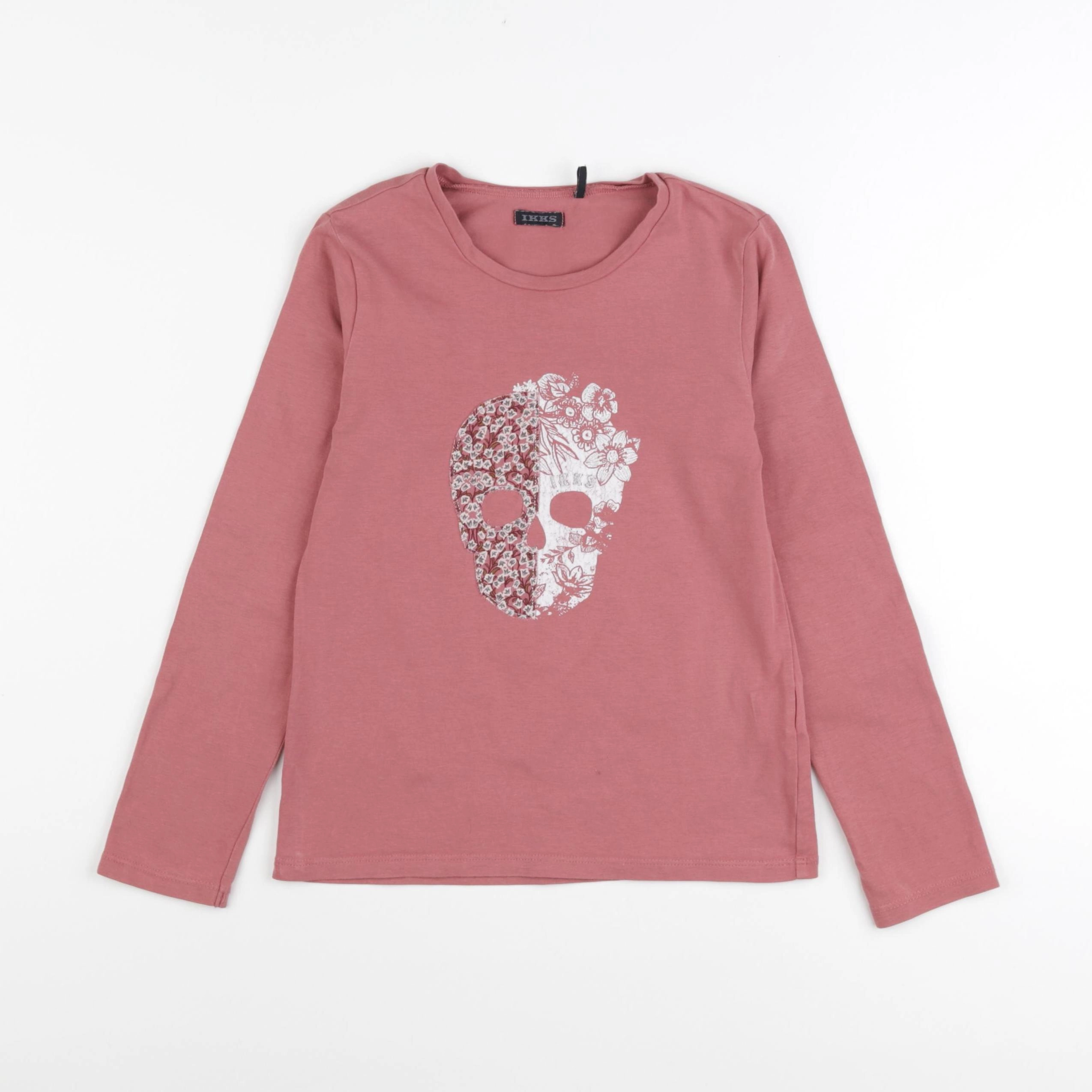 IKKS - tee-shirt rose - 8 ans