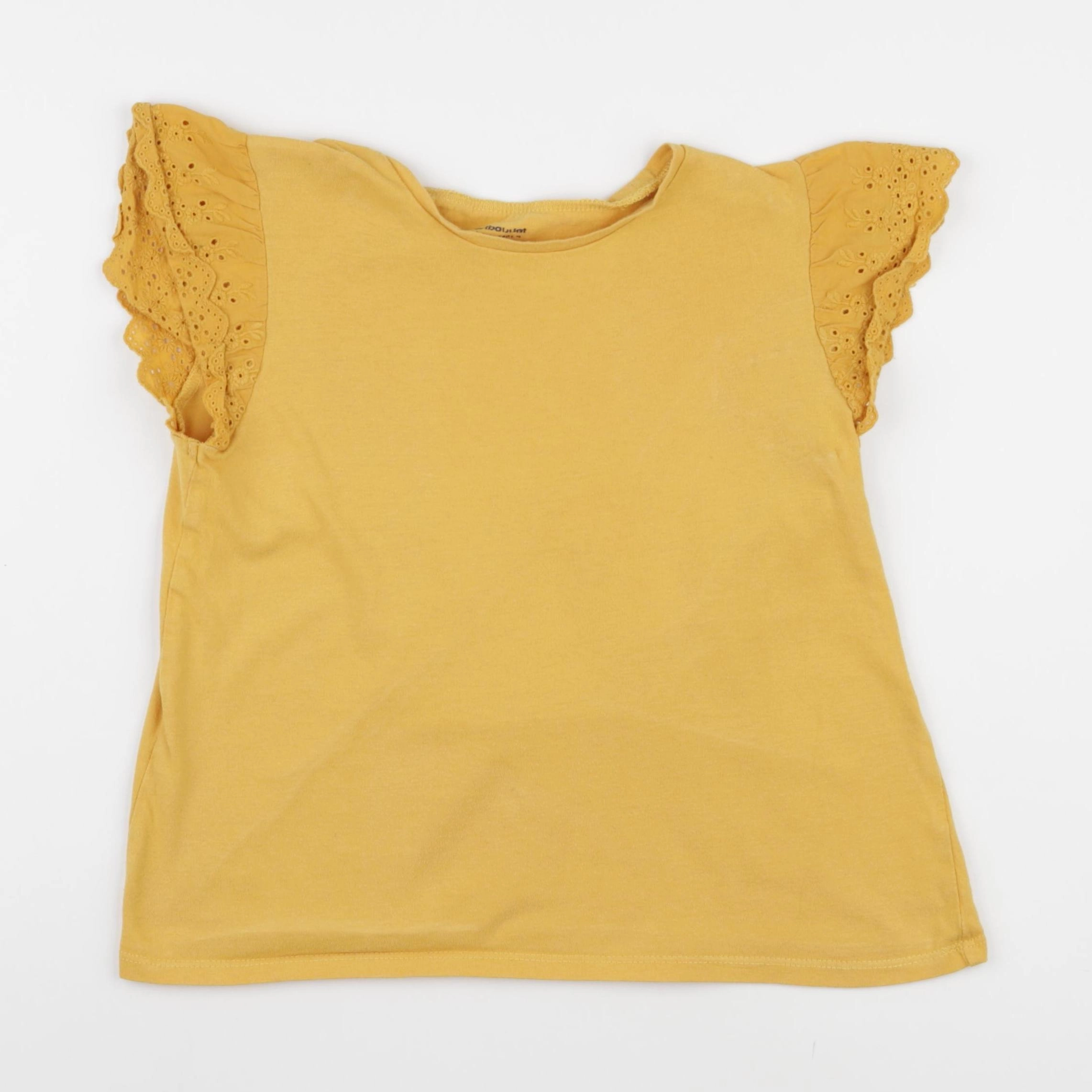 Vertbaudet - tee-shirt jaune - 10 ans